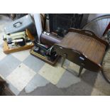 A beech sewing box,