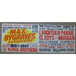 Four theatre posters, Calamity Jane, Gladys Morgan, Wimbledon Theatre and Theatre Royal, Nottingham,