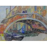 Elvic Steele, Venice, pastel, 36 x 47cms,