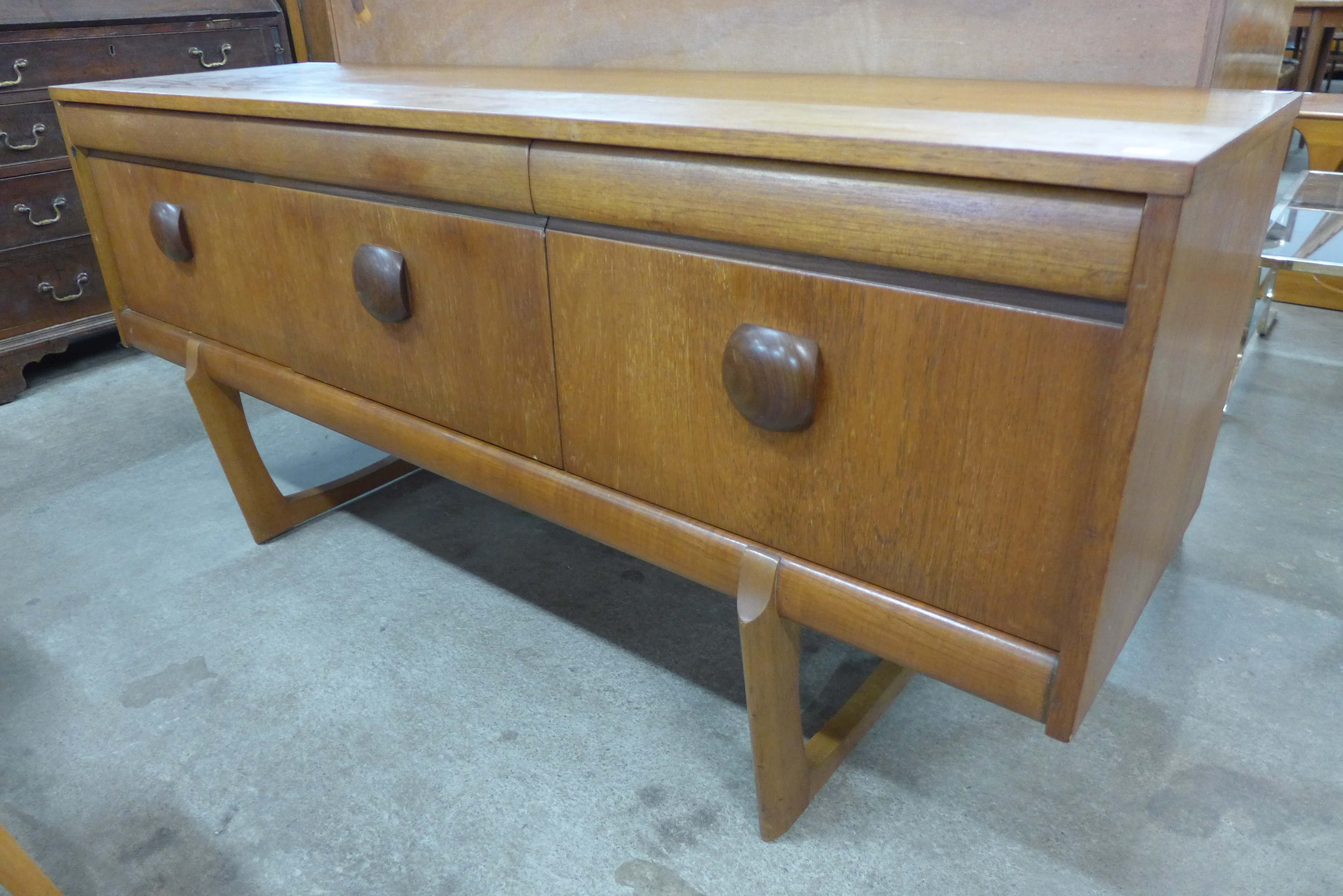 An Elliotts of Newbury teak sideboard