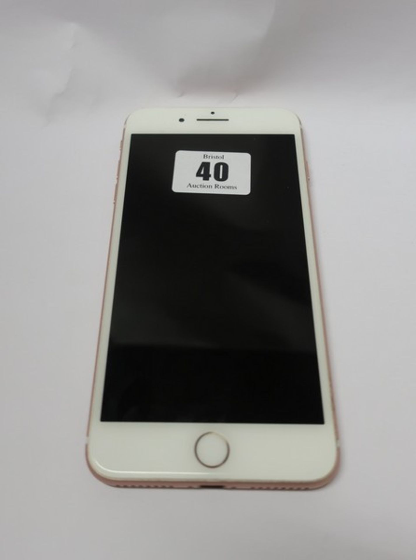 An Apple iPhone 7 Plus 32GB A1784 in Rose Gold (IMEI: 356572082490812) (Activation clear).