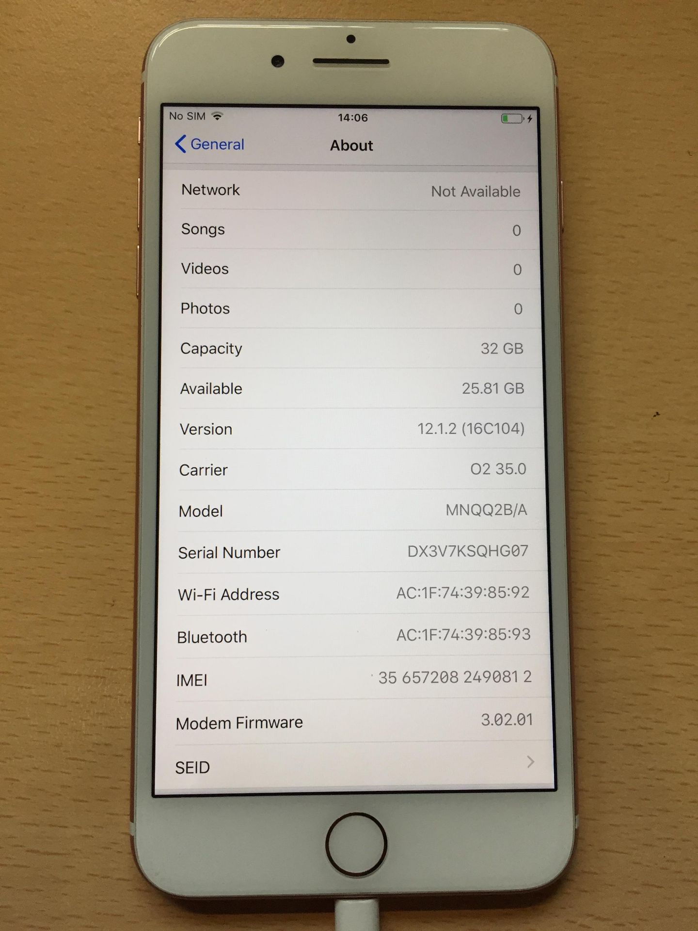 An Apple iPhone 7 Plus 32GB A1784 in Rose Gold (IMEI: 356572082490812) (Activation clear). - Image 3 of 6