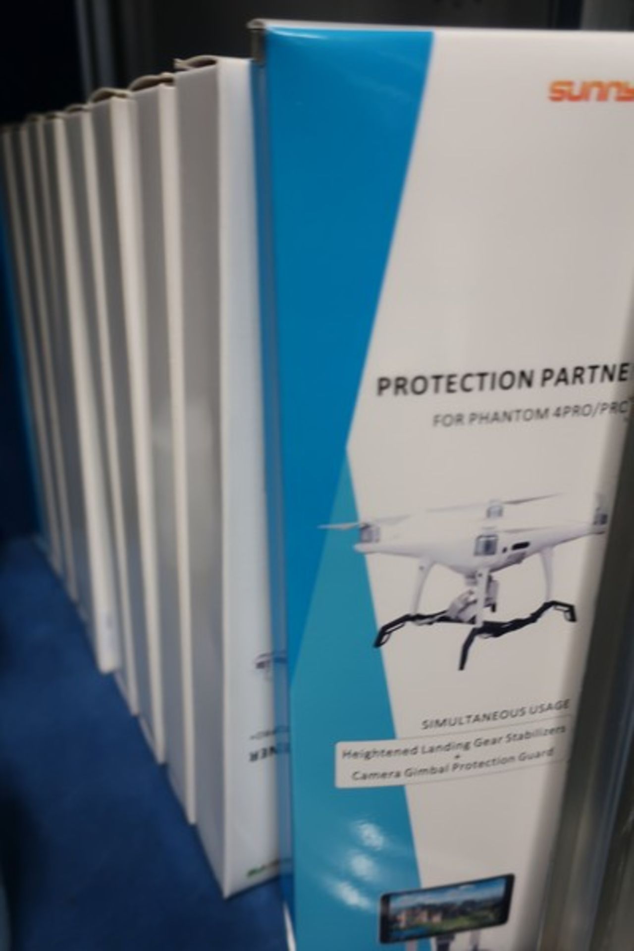 Ten boxed as new Sunnylife Protection Partner for Phantom 4Pro/Pro+ in white.