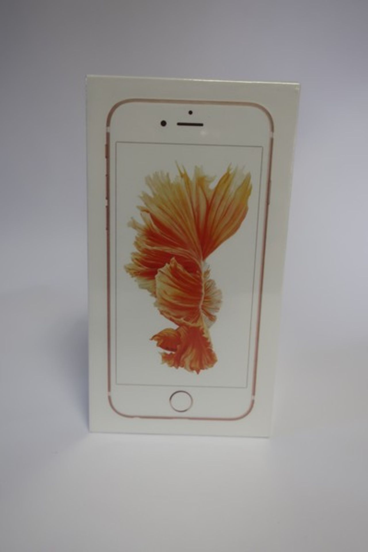 A boxed as new iPhone 6S 64GB model A1688 in rose gold (IMEI; 35867078347099).