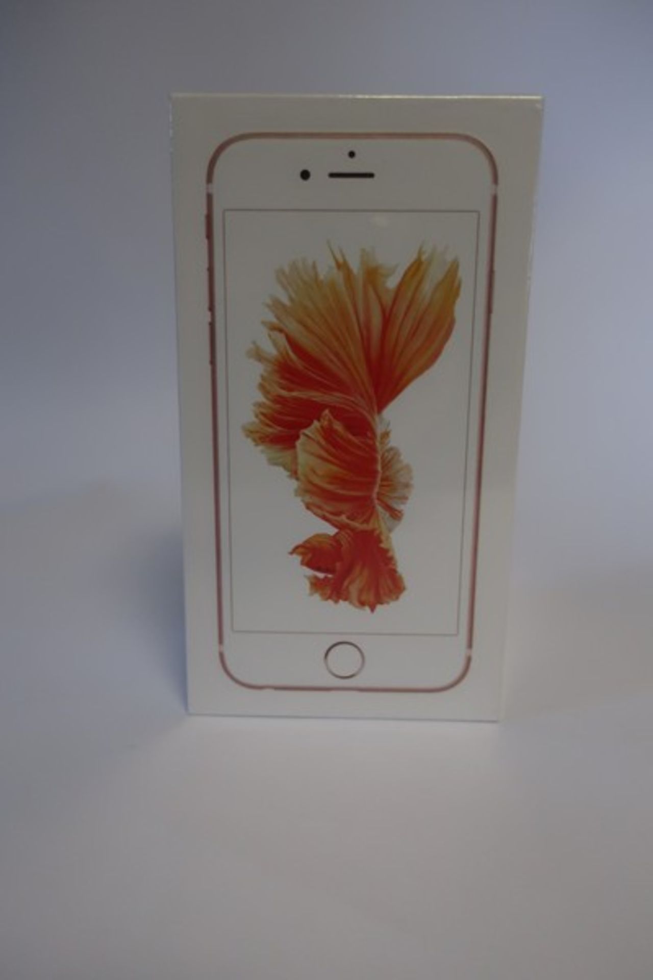 A boxed as new iPhone 6S 64GB model A1688 in rose gold (IMEI; 353310377266682).