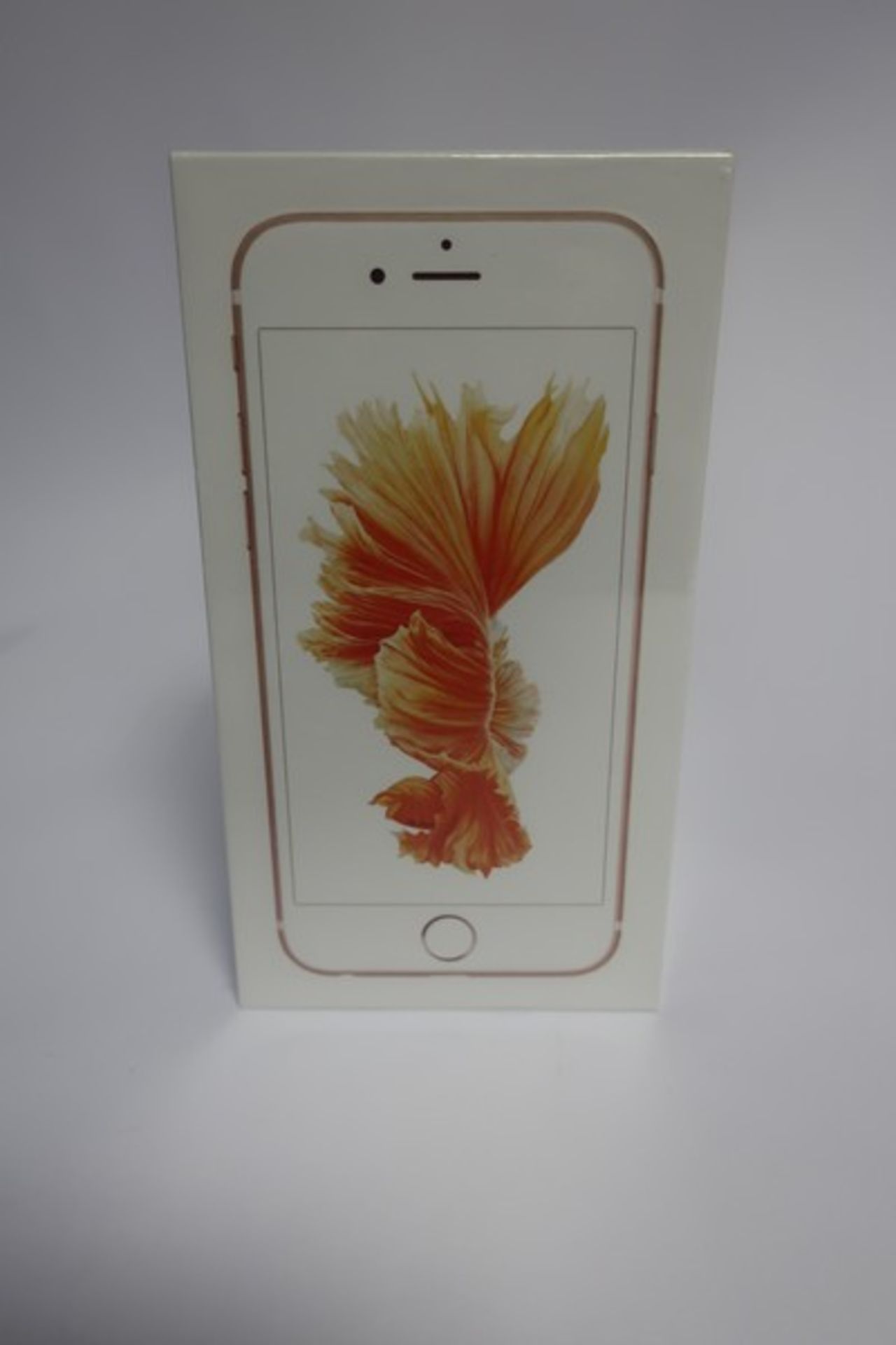 A boxed as new iPhone 6S 16GB model A1688 in rose gold (IMEI; 355696075107843).