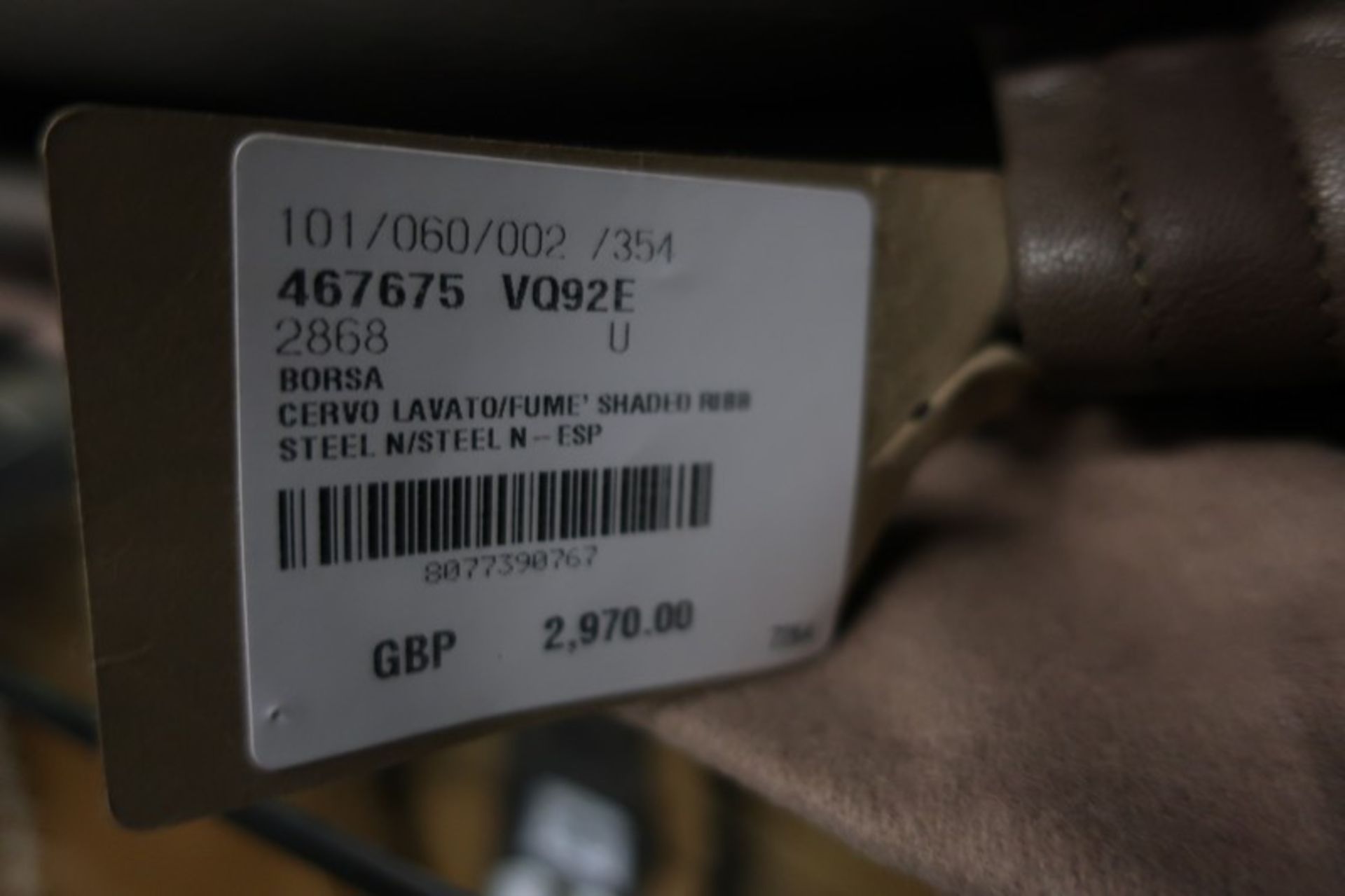 One as new Bottega Veneta Borsa leather bag in brown. - Image 2 of 2