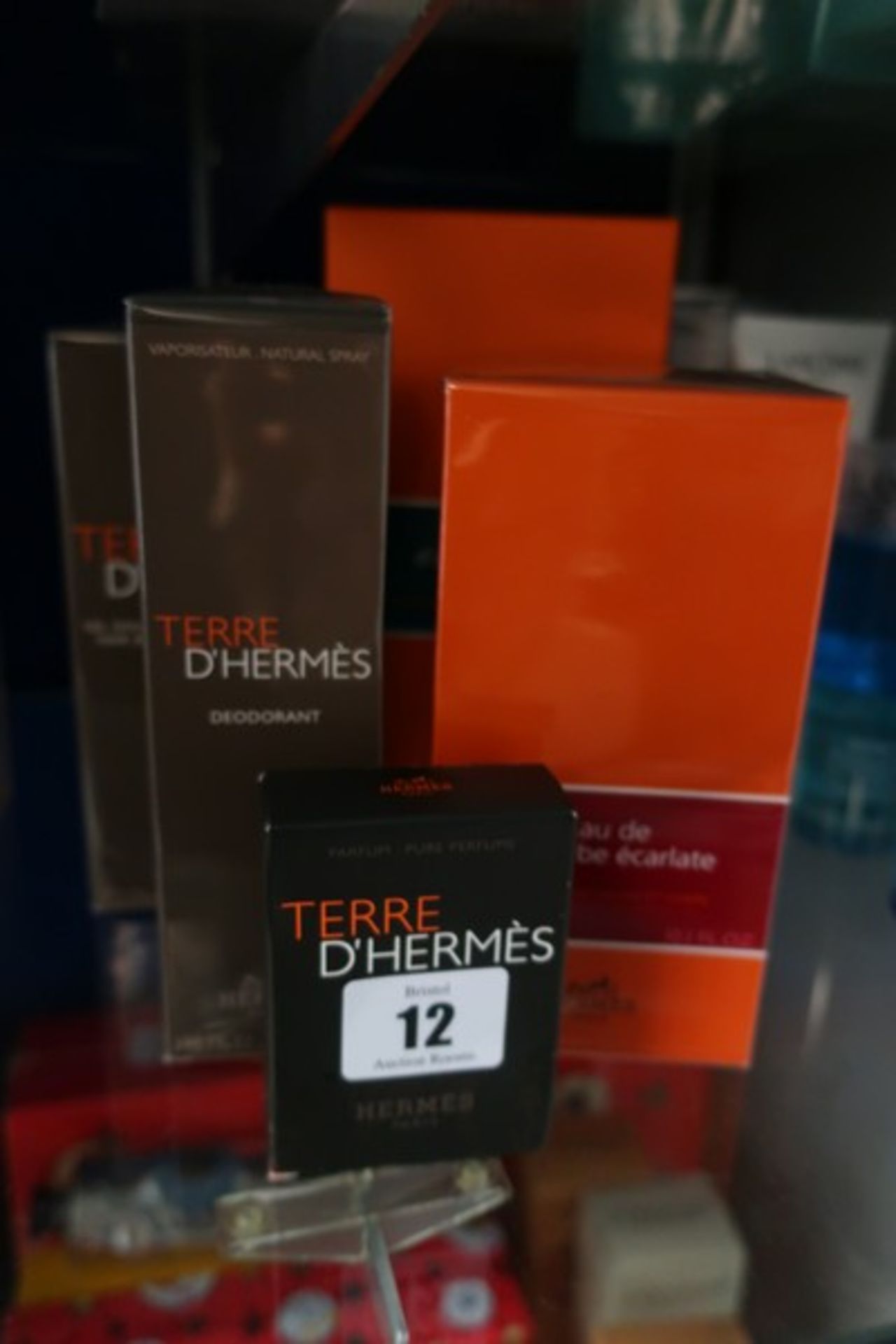 Five as new Hermes products; Eau d'orange verte eau de cologne (200ml), Eau de rhubarbe ecarlate