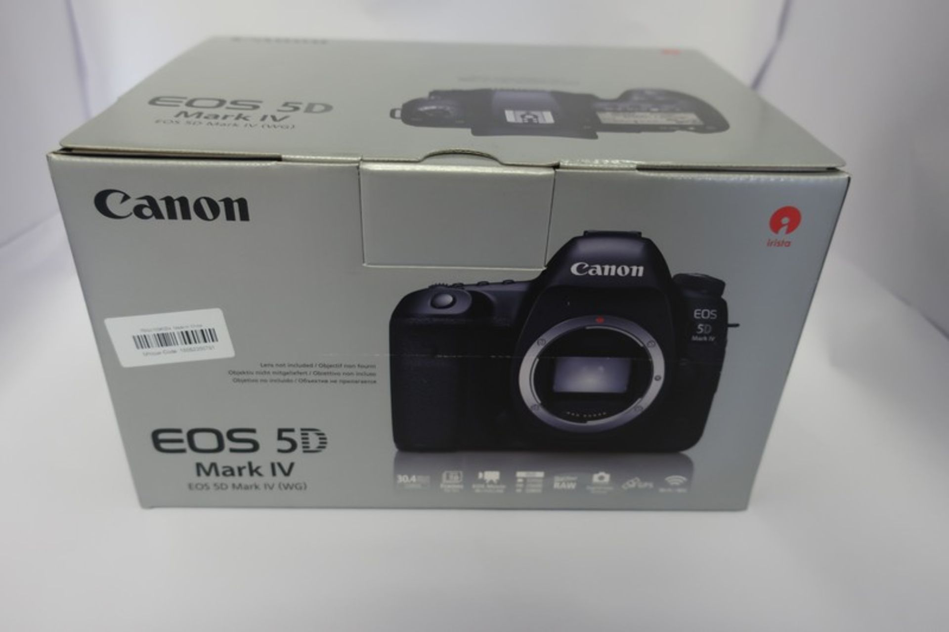 A boxed as new Canon EOS 5D Mark IV (WG) Digital SLR Camera (Body only).