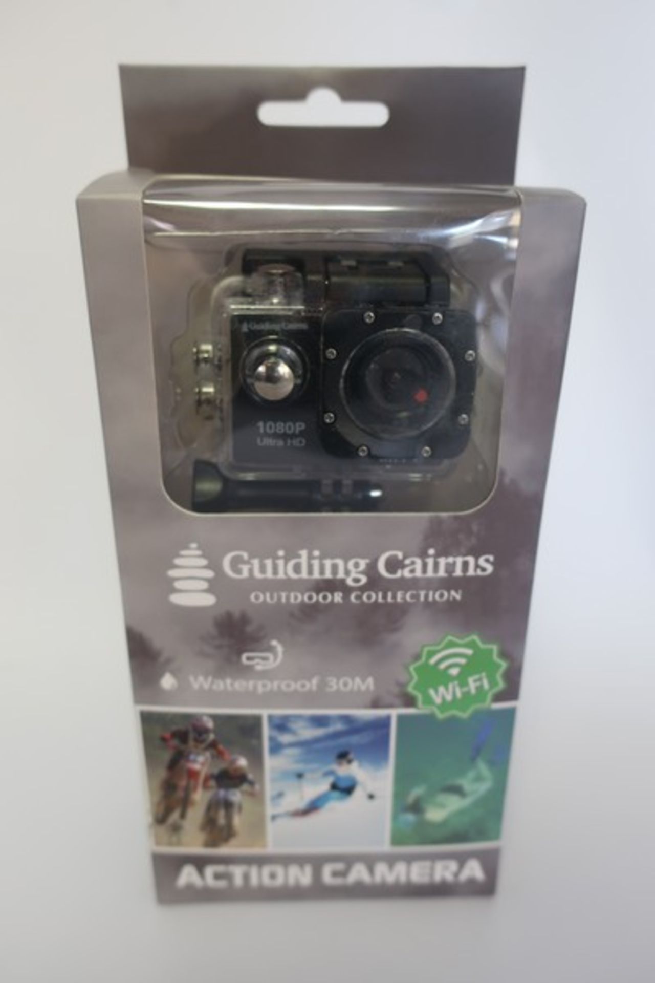 Four Guiding Cairns outdoor collection action camera waterproof 30m Wi-Fi.