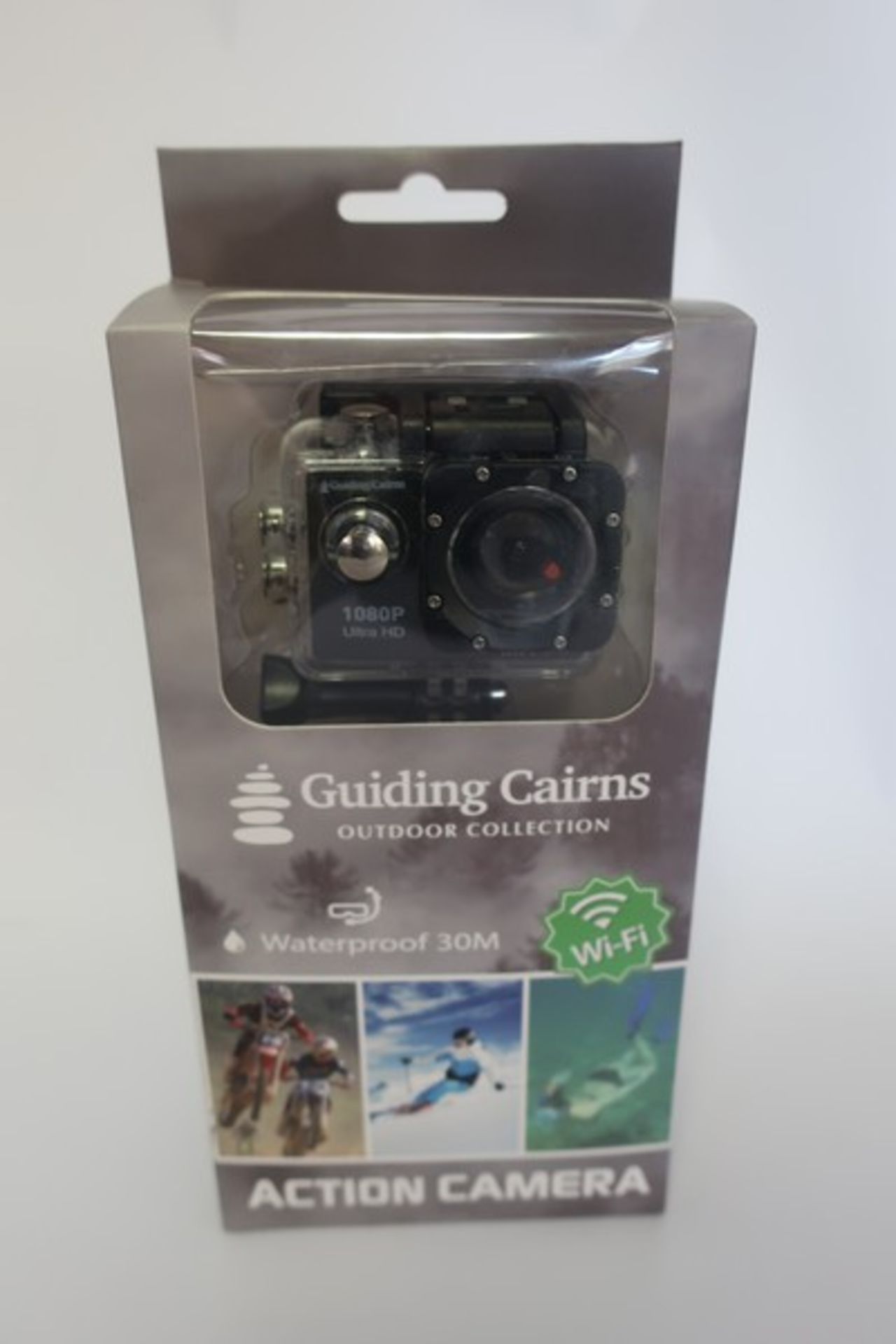 Four Guiding Cairns outdoor collection action camera waterproof 30m Wi-Fi.