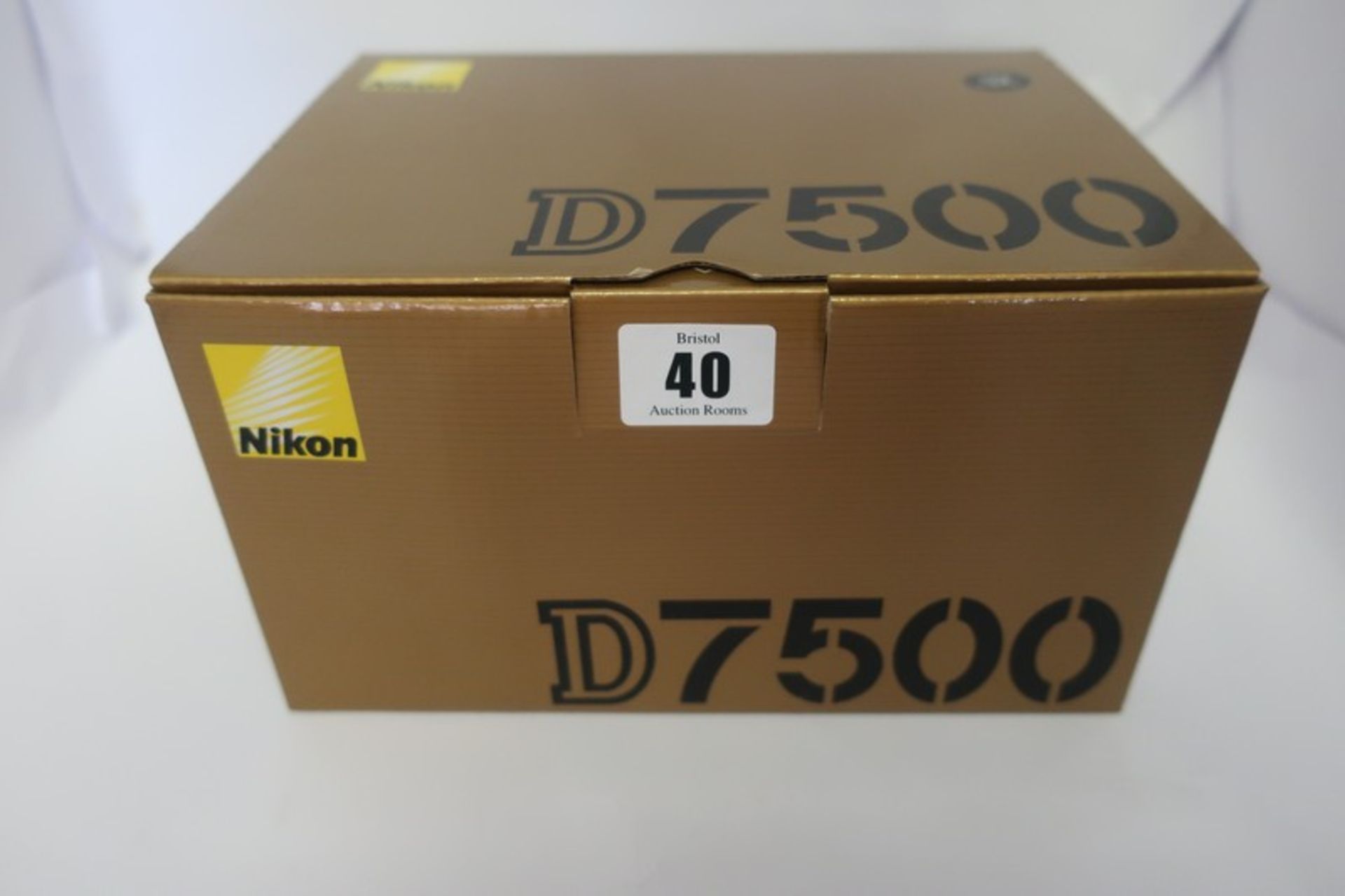 A boxed as new Nikon D7500 digital SLR camera (Body only).