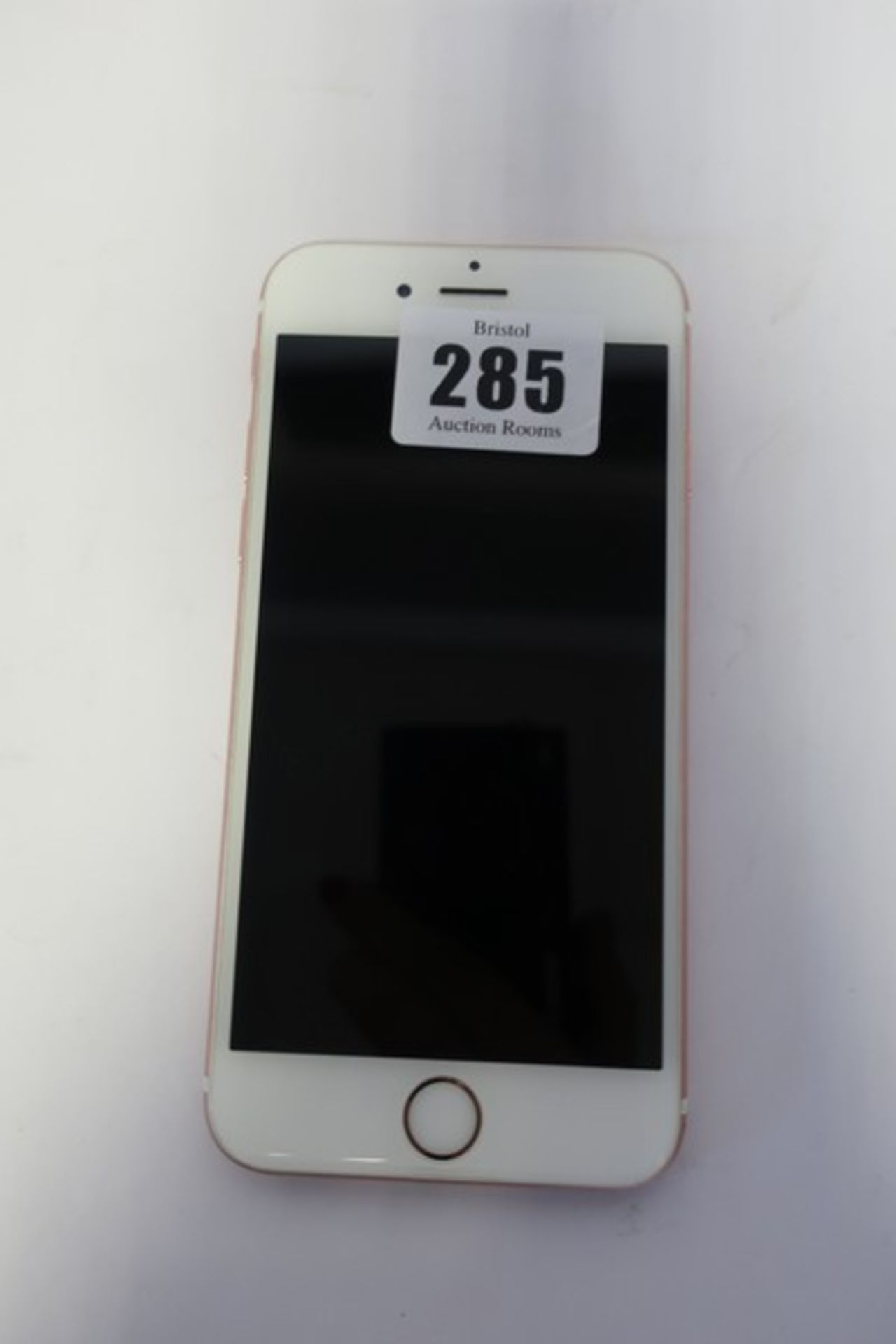 An Apple iPhone 6s (Global/A1688) 32GB in Rose Gold (IMEI: 356649082782826) (Activation clear).