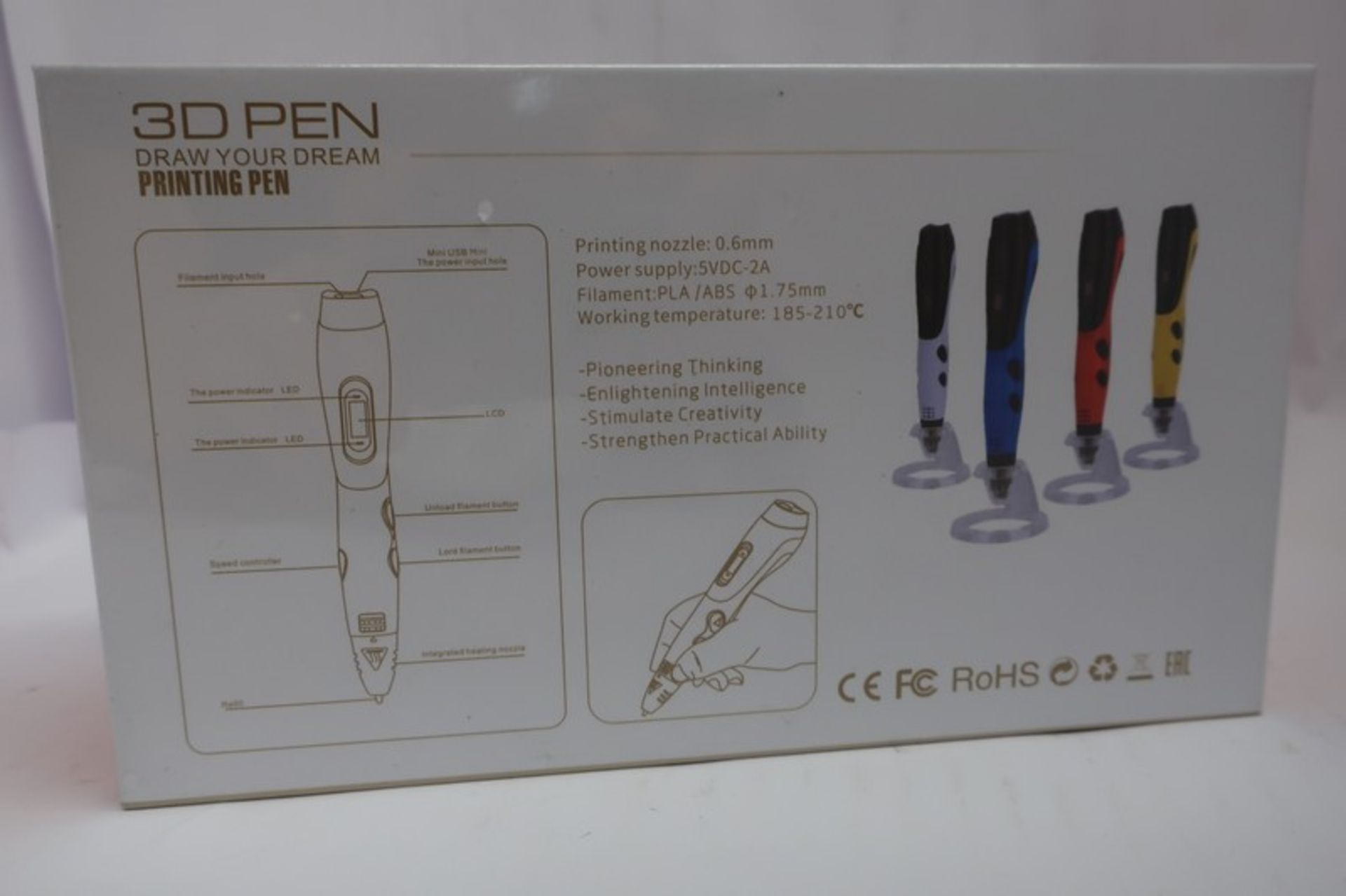 Ten as new 3D printing/drawing pens.