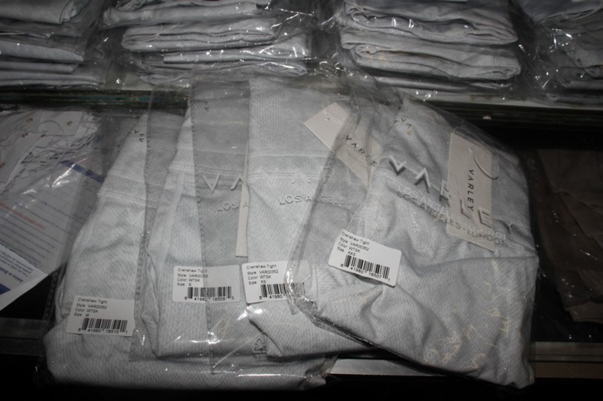Five pairs of Varley Crenshaw ankle tights/leggings (Assorted sizes).