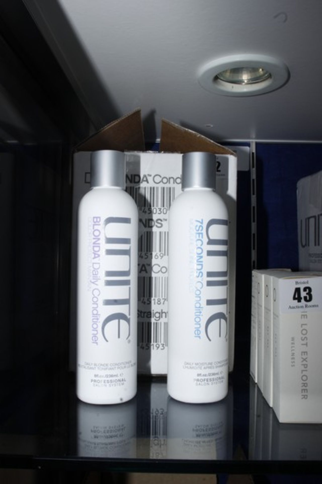 Six as new Unite 7Seconds conditioner (236ml) and six as new Unite Blonda daily conditioner (