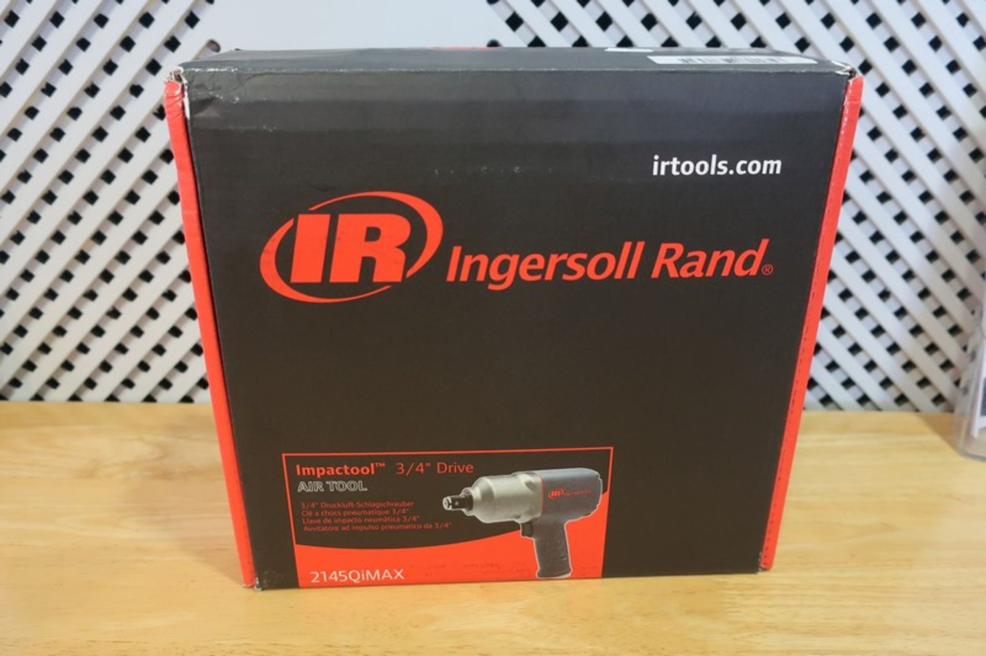 One boxed as new Ingersoll Rand 2145 QiMAX Air Impact Wrench 3/4" Drive (SR18K110280).