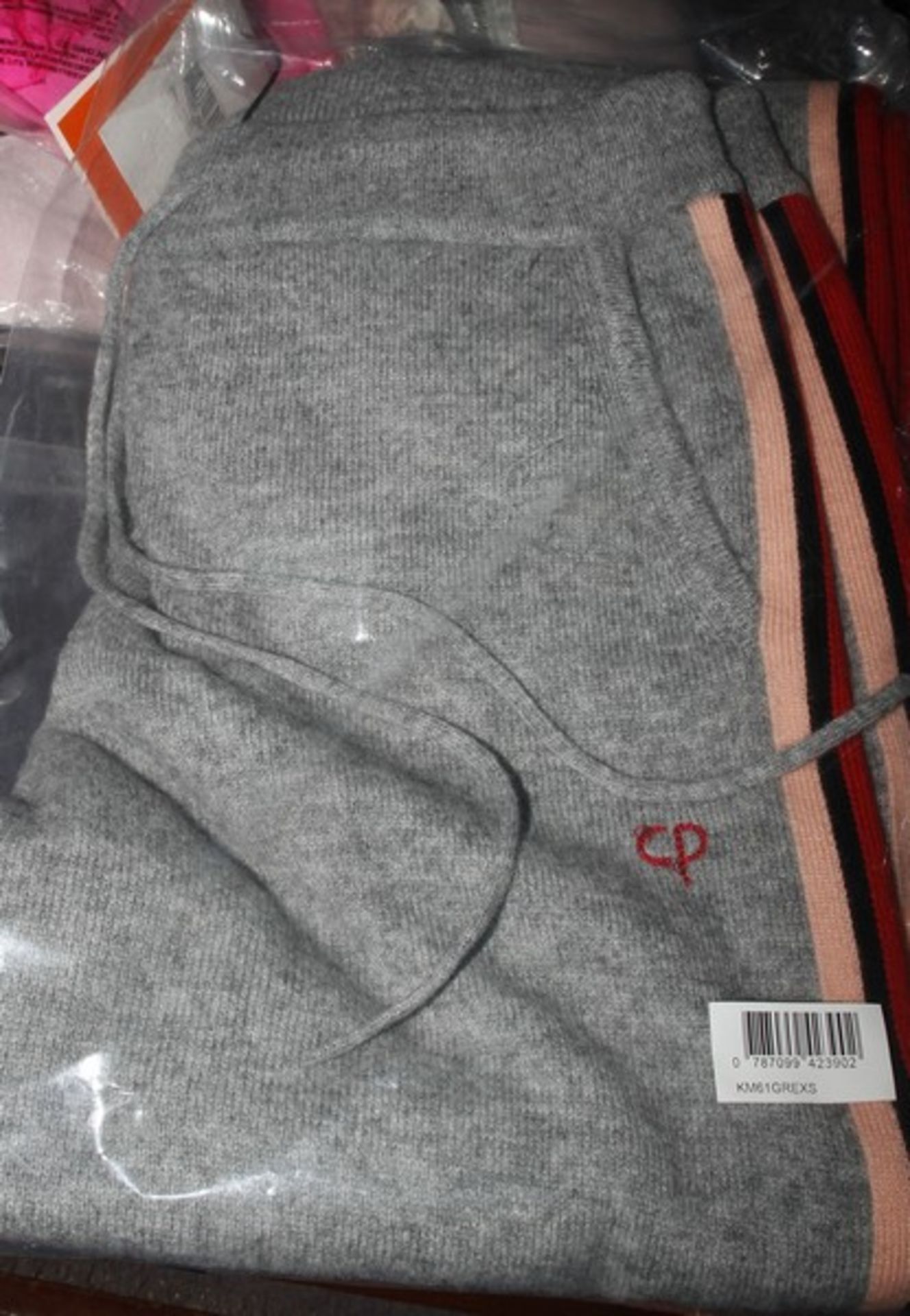 A pair of as new Chinti & Parker grey Ringmaster cashmere track pants (XS - RRP £295).