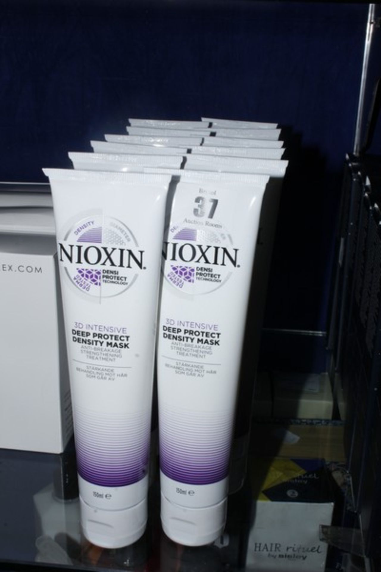 Twelve as new Nioxin 3D intensive deep protect density mask treatments.