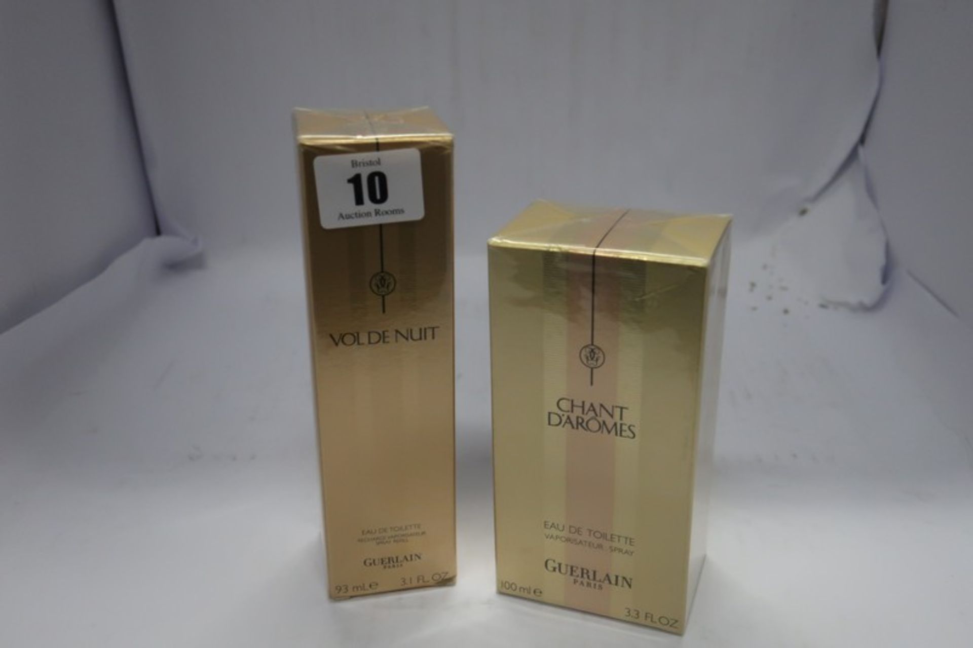 Two Gurlain Volde Nuit eau de toilette (2 x 93ml) and one Gurlain Chant D'Aromes eau de toilette (