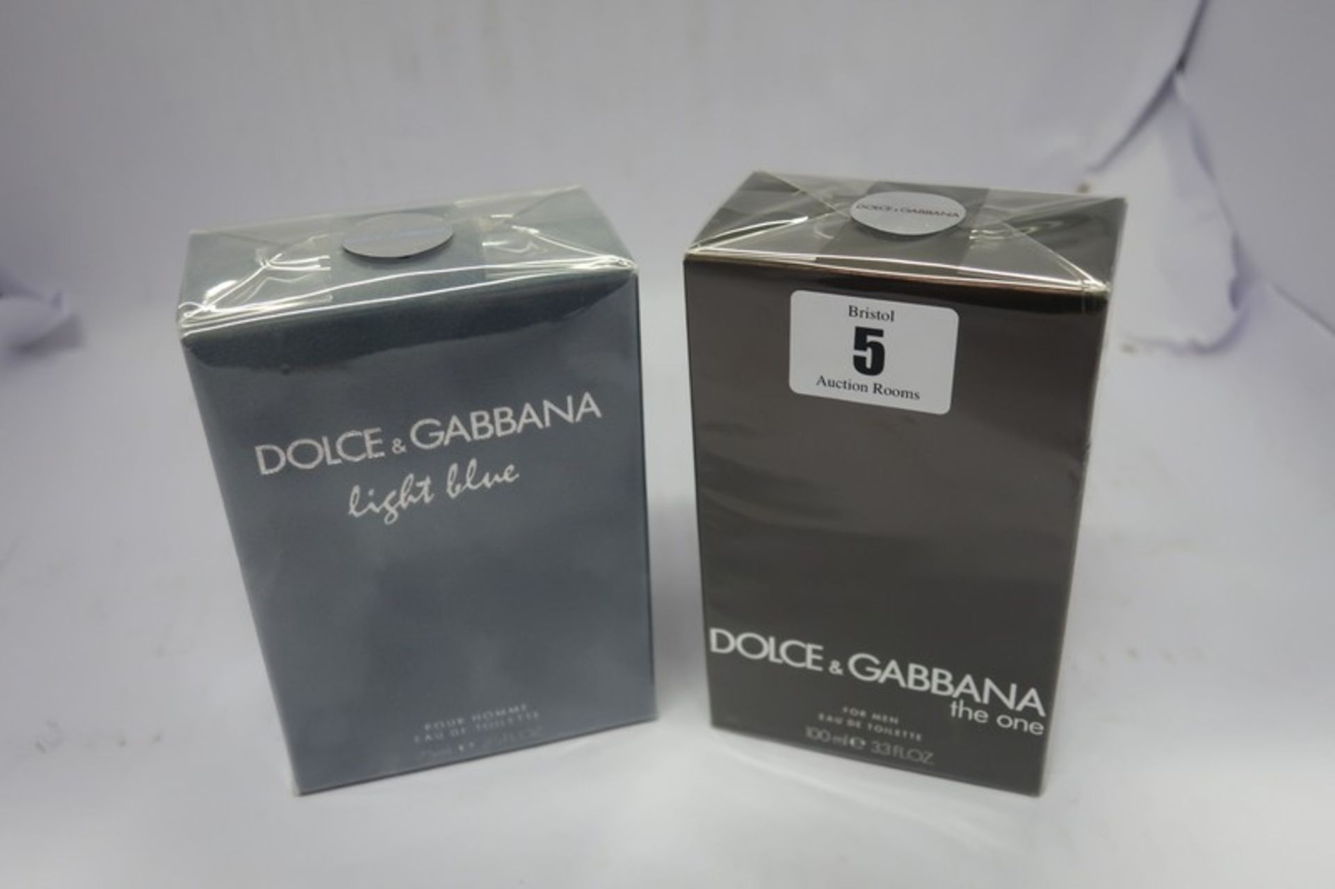 Three Dolce & Gabbana Light Blue Pour Homme eau de toilette (3 x 75ml) and one Dolce & Gabbana The