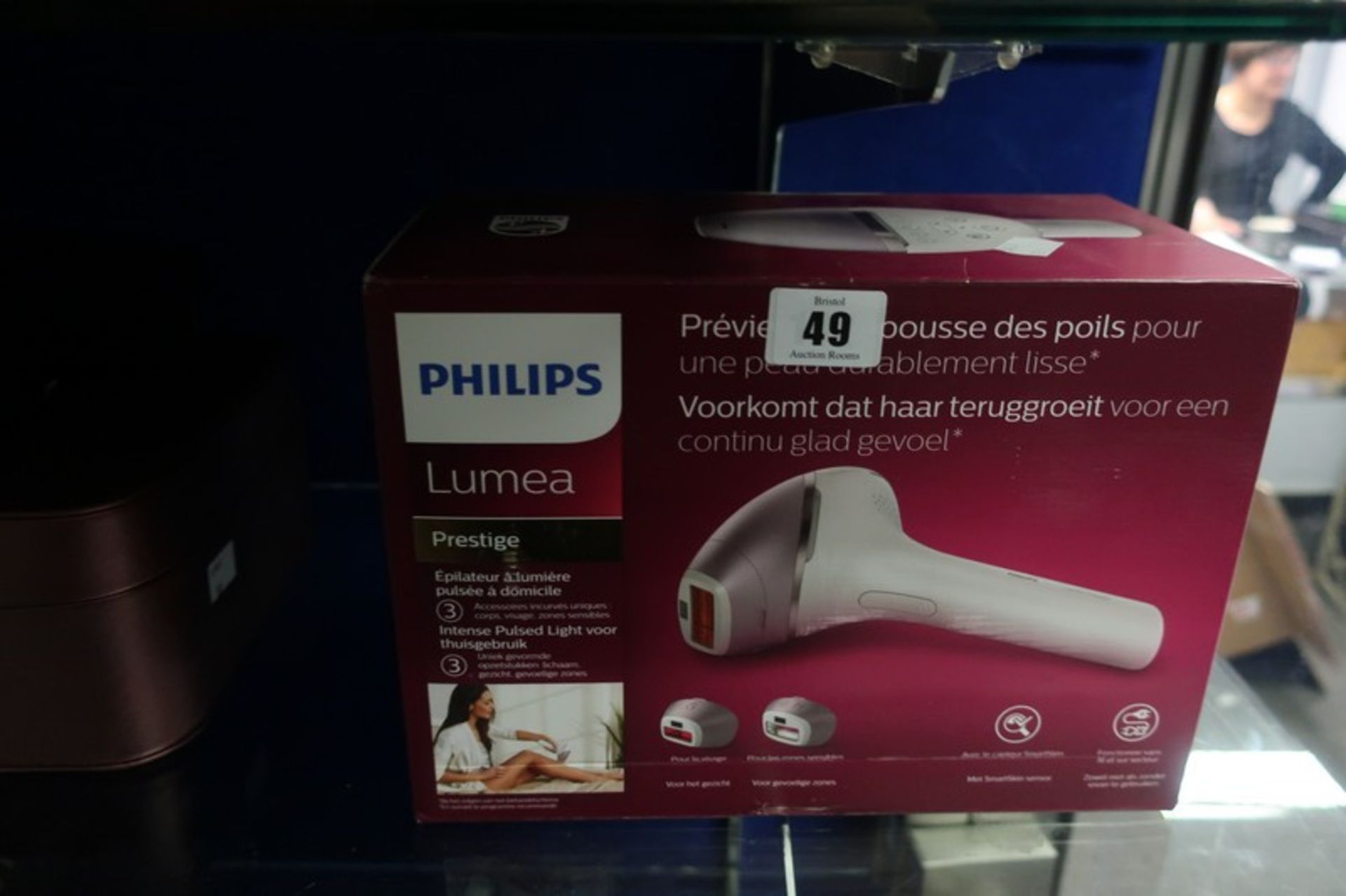 One boxed as new Philips Lumea Prestige IPL hair removal device BRI954.