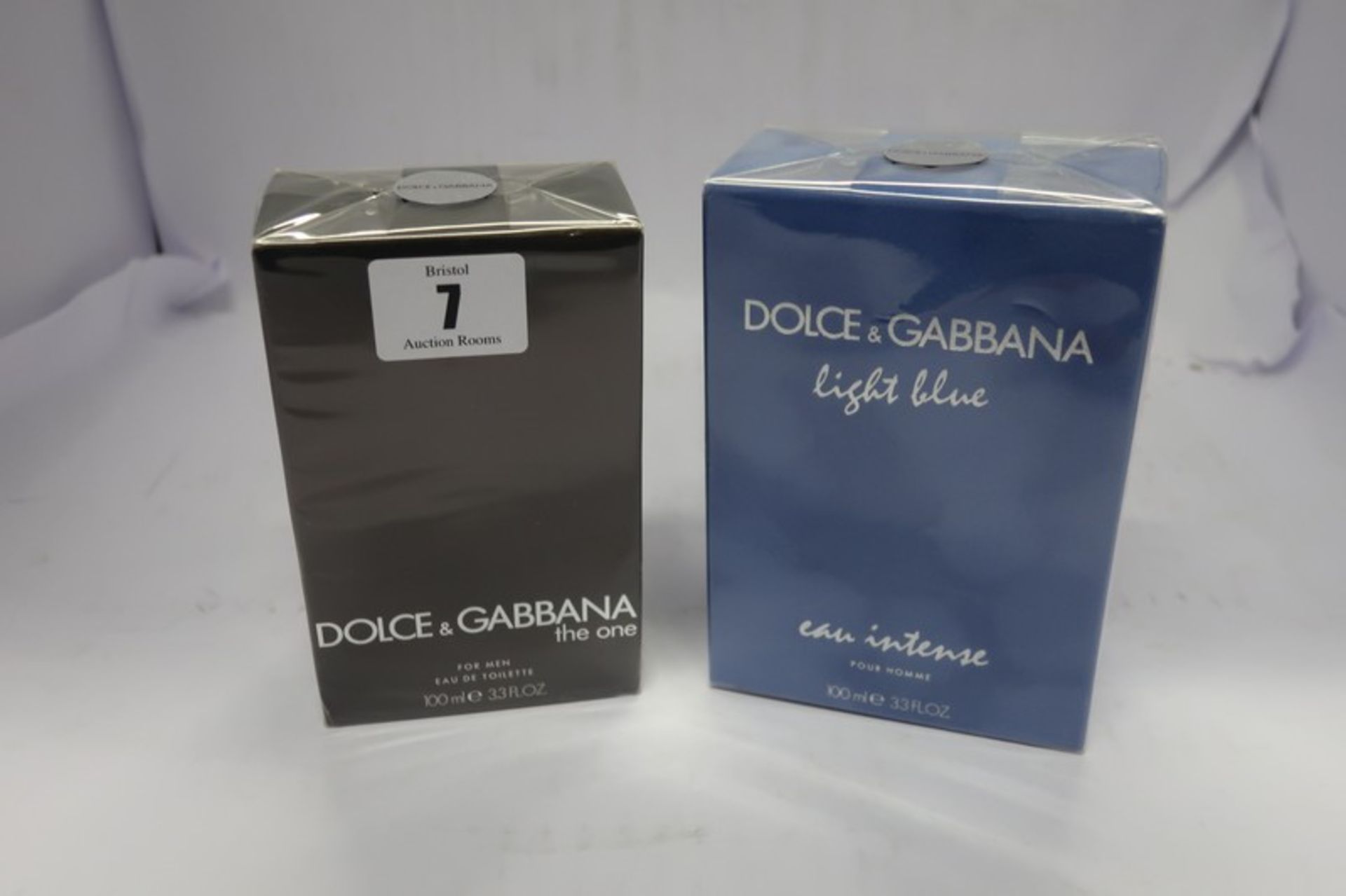 Three Dolce & Gabbana Light Blue Eau Intense Pour Homme (4 x 50ml), one Dolce & Gabbana The One