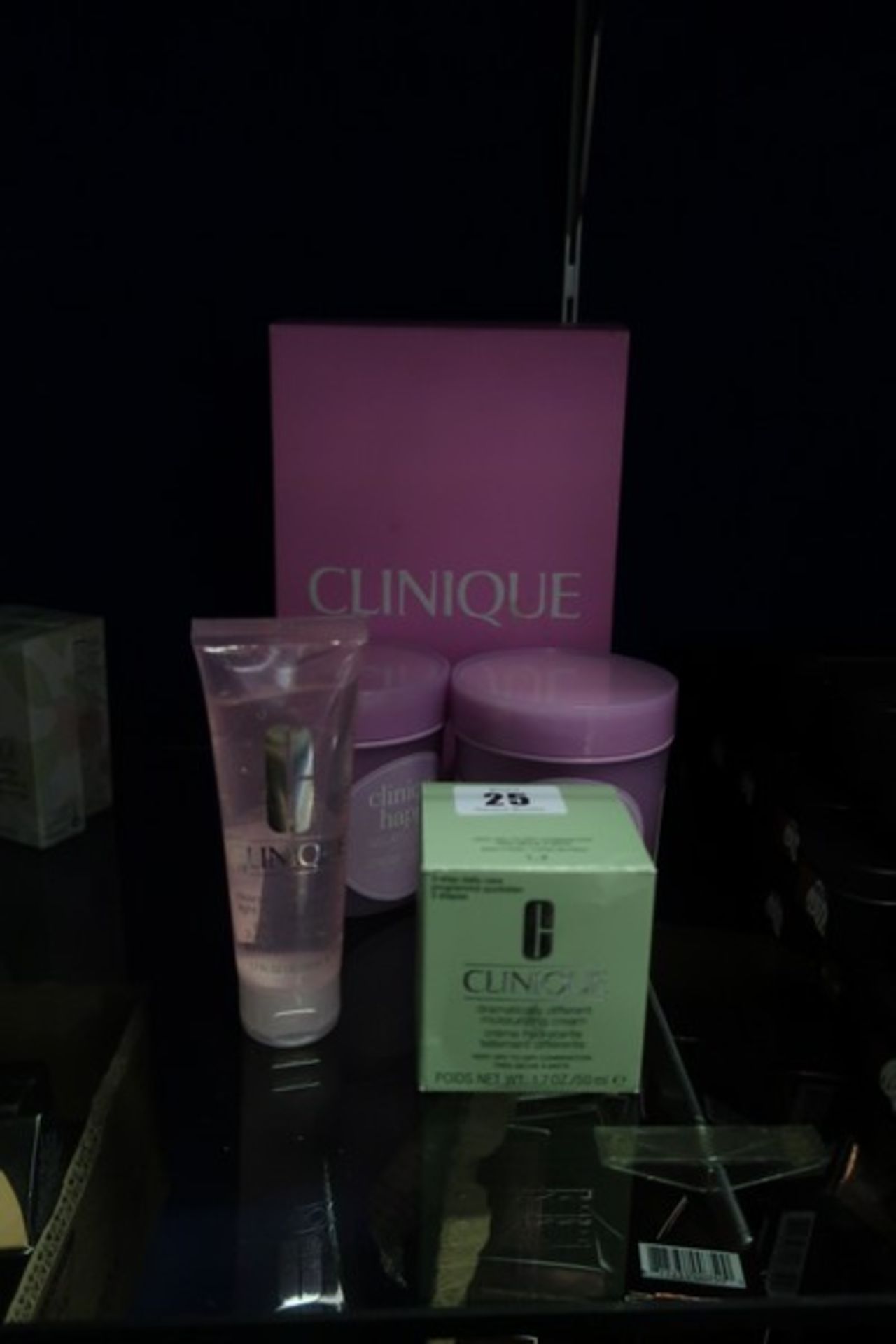 A boxed as new Clinique Duo set to include foaming sonic facial soap and a purifying cleansing