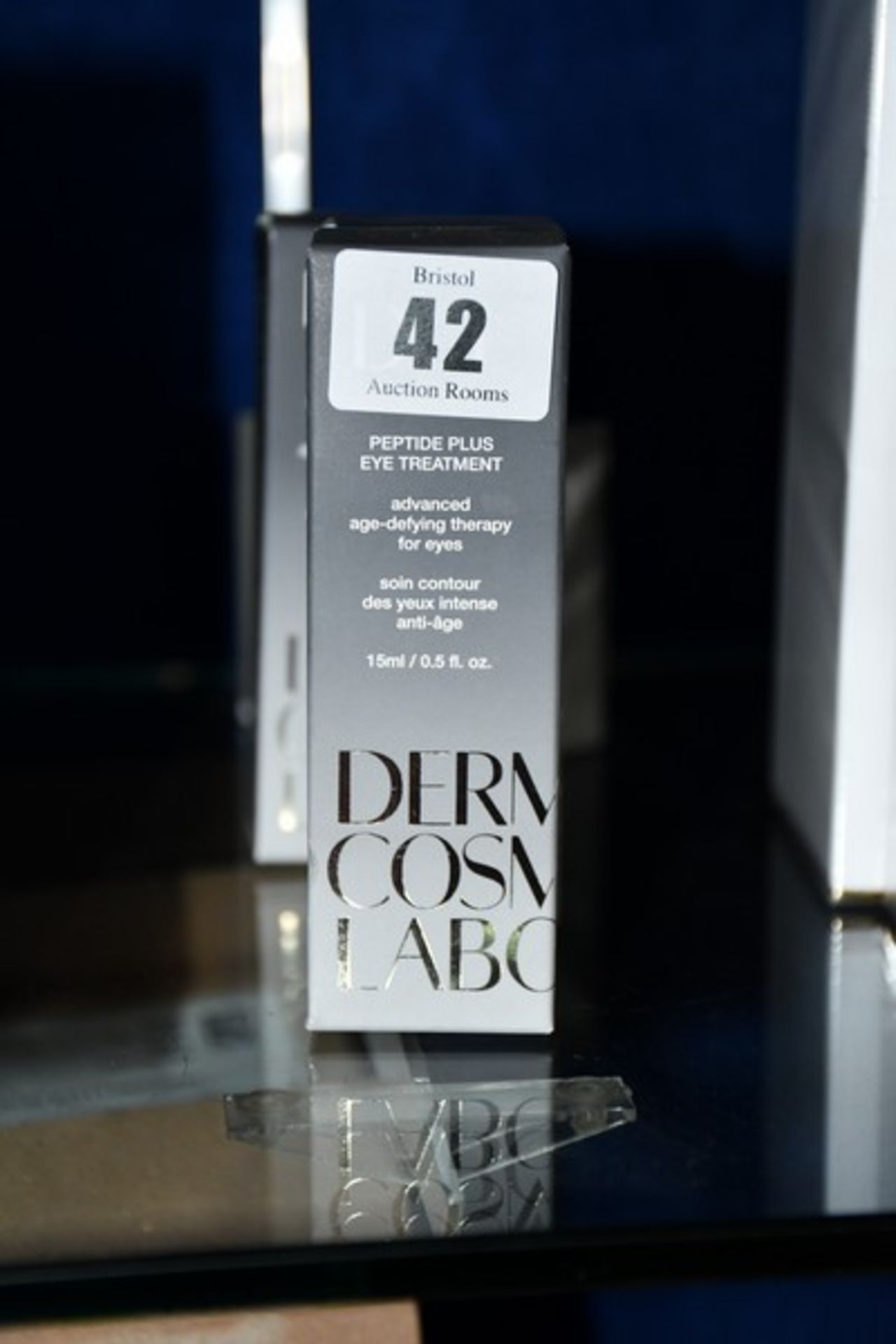 Three boxed as new DCL Peptide Plus eye treatments (15ml).