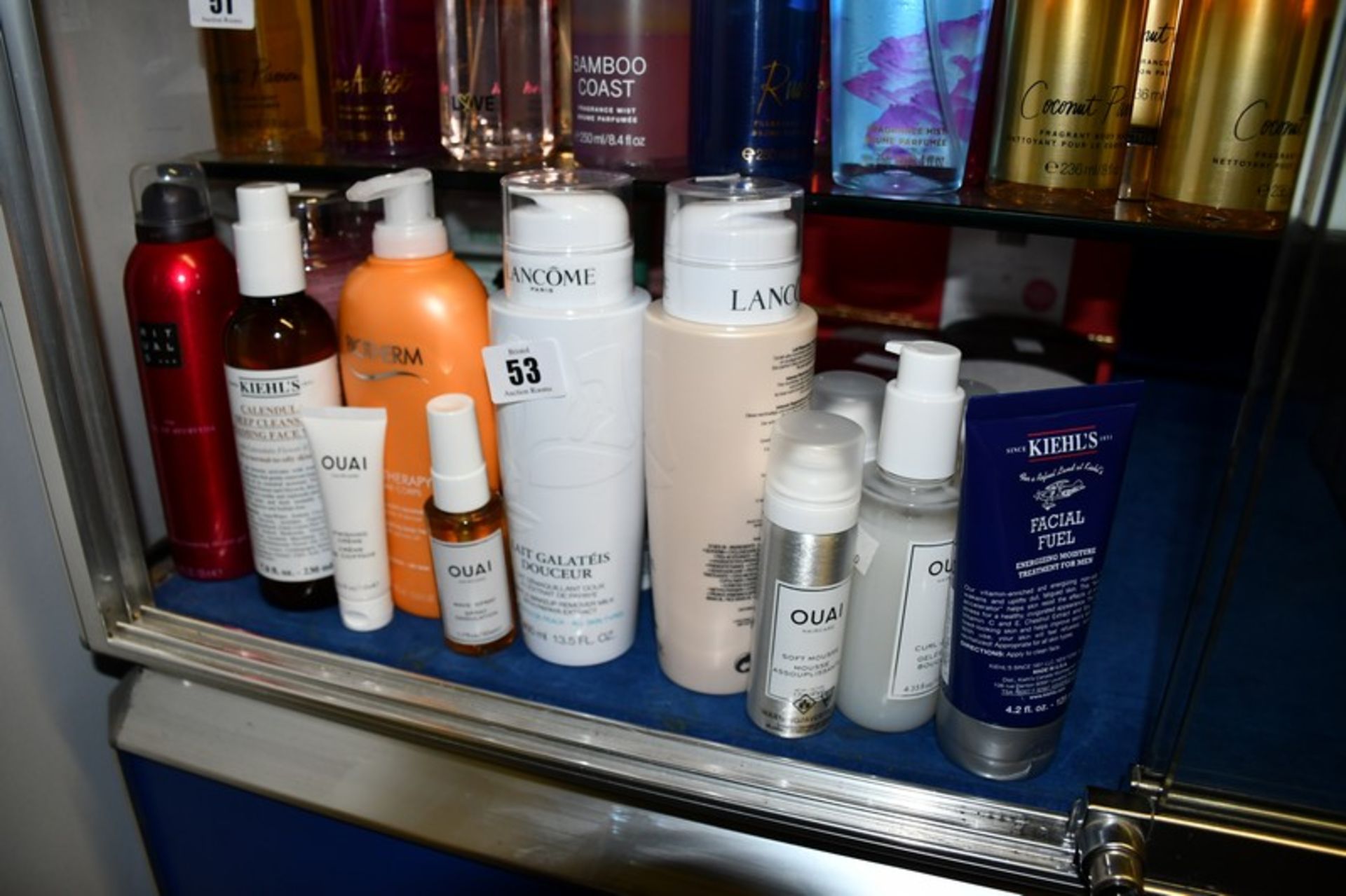 A quantity of cosmetics to include Rituals, Lancôme, Ouai, Kiehl's, Estee Lauder.