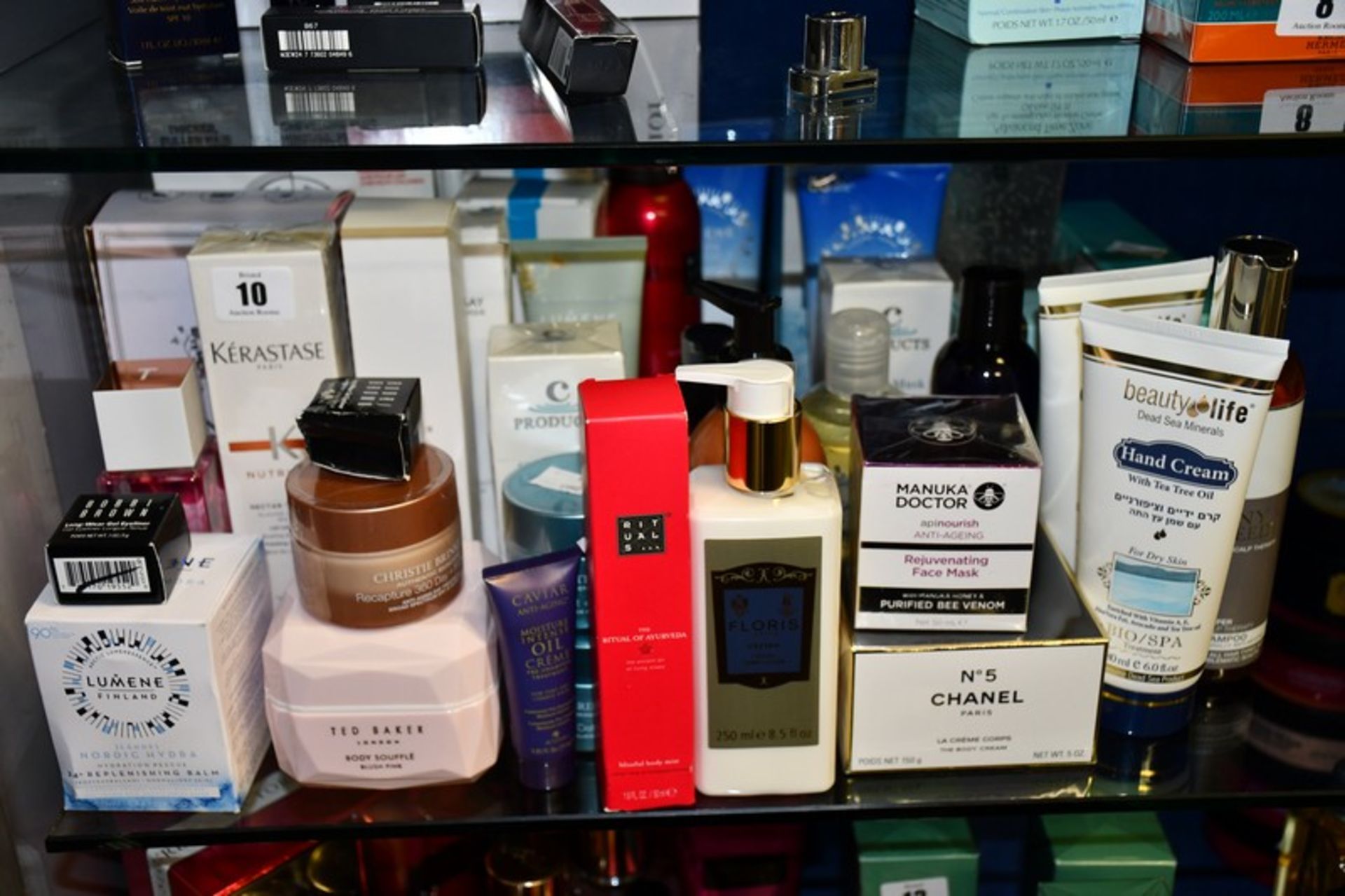 A quantity of cosmetics/toiletries to include La Roche-Posey, Ted Baker, Christie Brinkley, Manuka