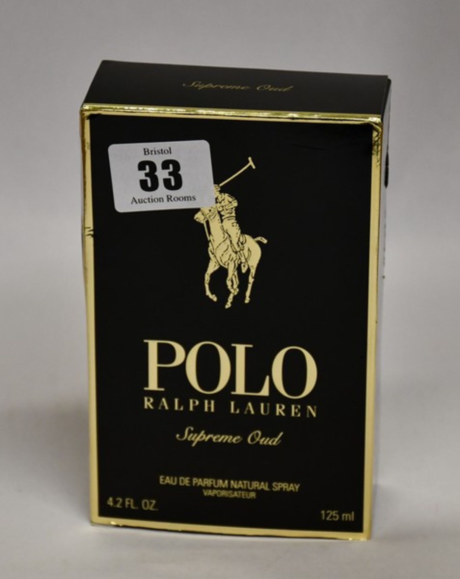 A Ralph Lauren Polo Supreme Oud eau de parfum (125ml).