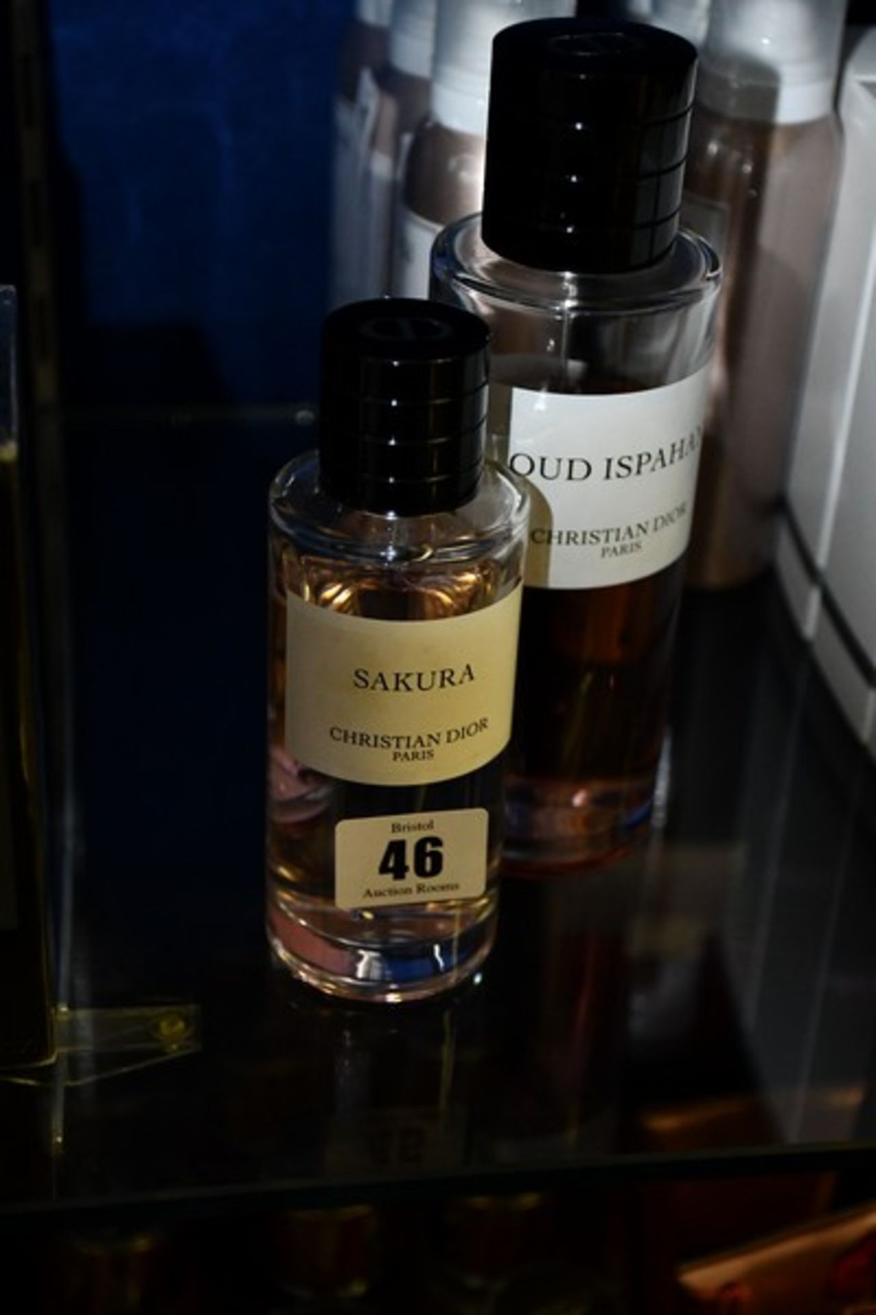 A Christian Dior Oud Ispahan eau de parfum (250ml) and a Christion Dior Sakura eau de parfum (