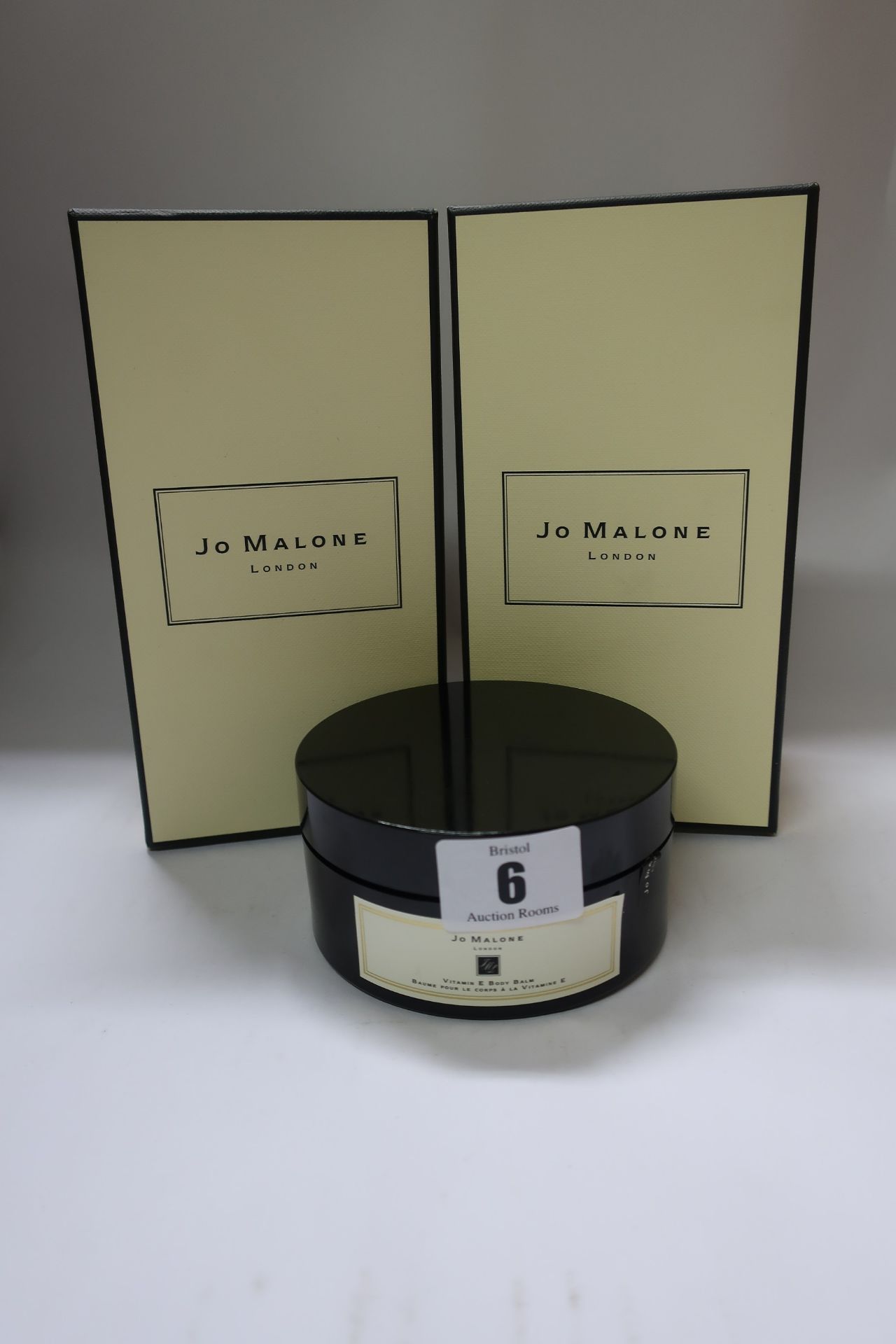 Two Jo Malone body and hand lotions (2 x 250ml) nnd a Jo Malone Vitamin E body lotion (185ml).