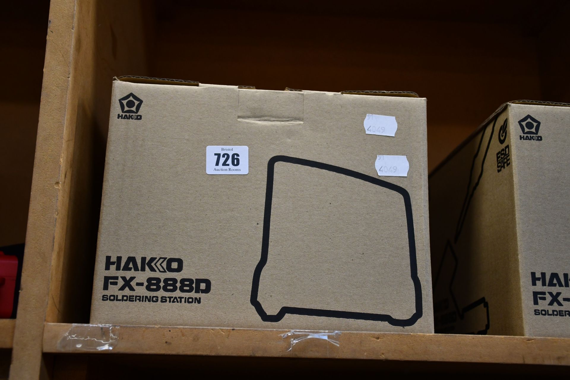 A boxed as new Hakko soldering station (FX-888D).