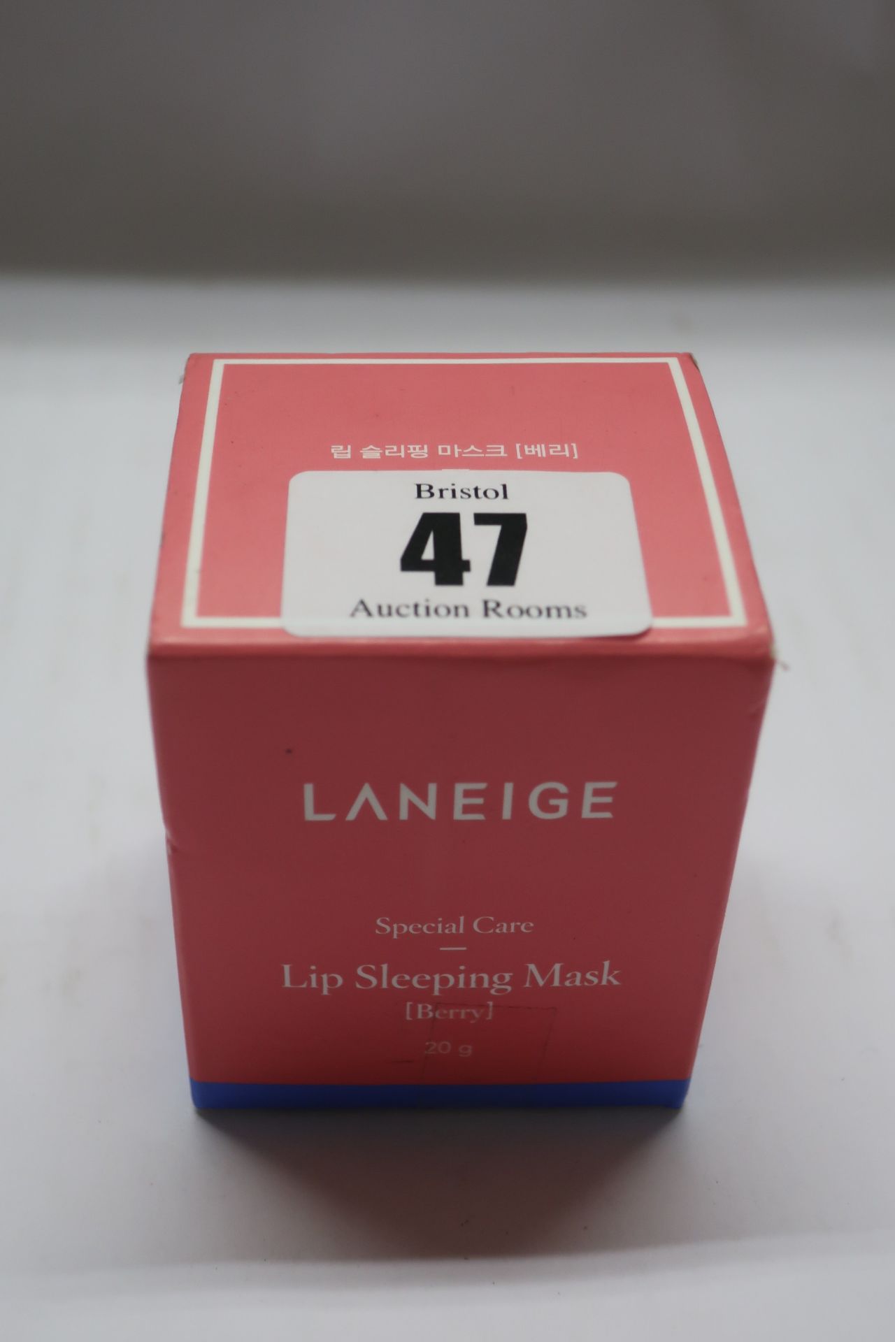 Eight Laneige special care lip sleeping masks (20g).