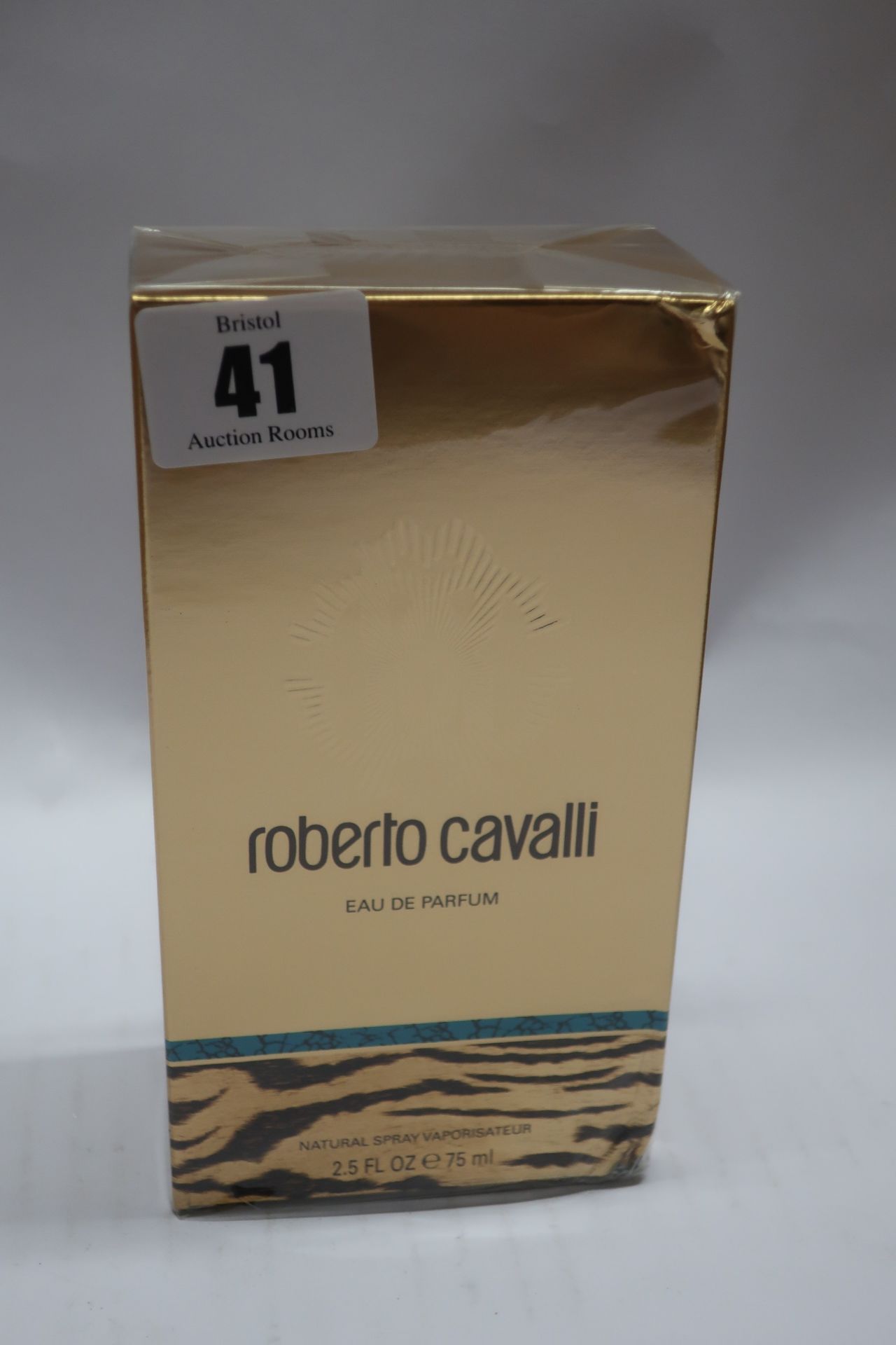 Five boxed as new Roberto Cavalli eau de parfum (75ml).