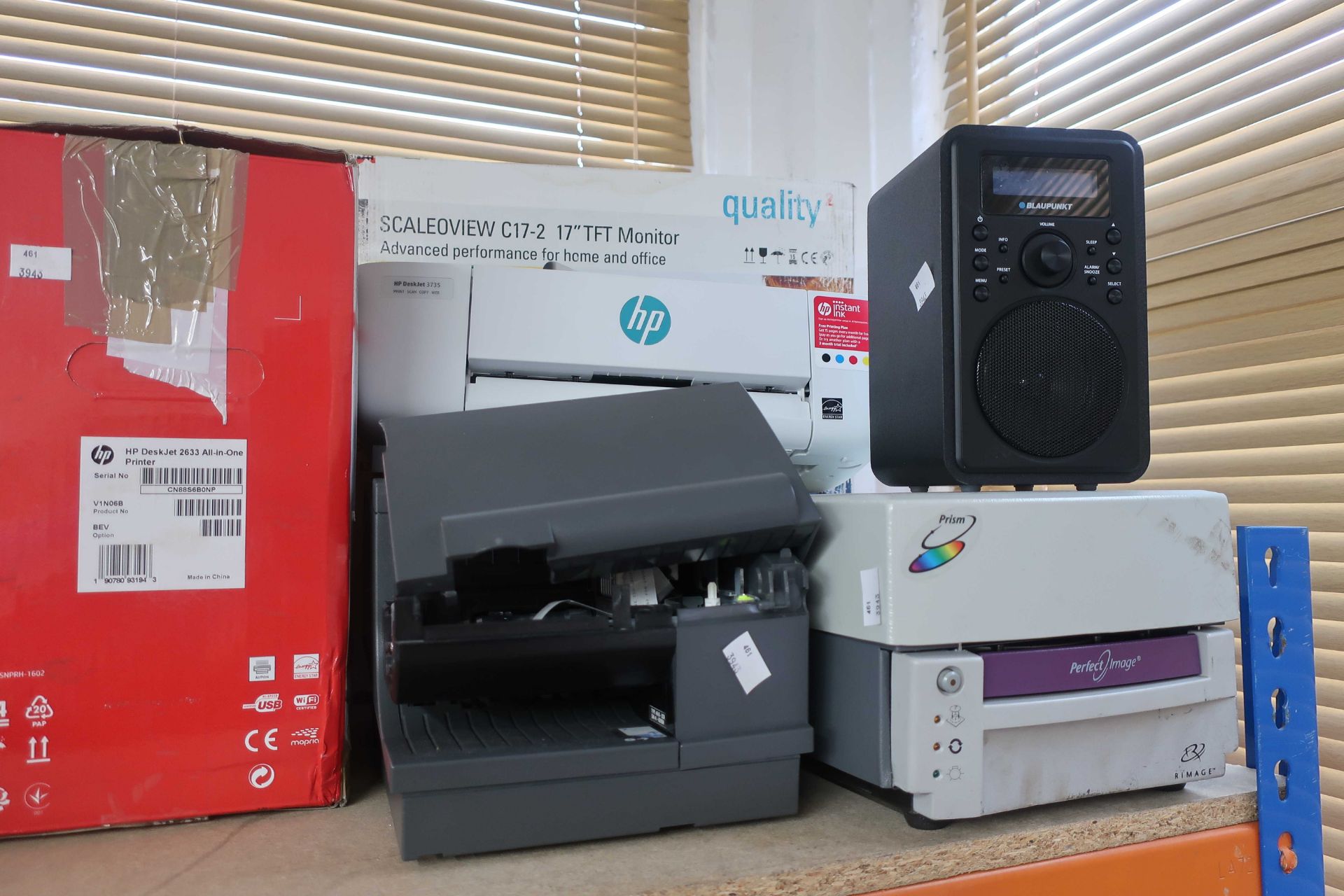 A quality of pre-owned electrical items to include HP Printers, a Hitachi SoundBar, a Dynamo Label - Image 5 of 5