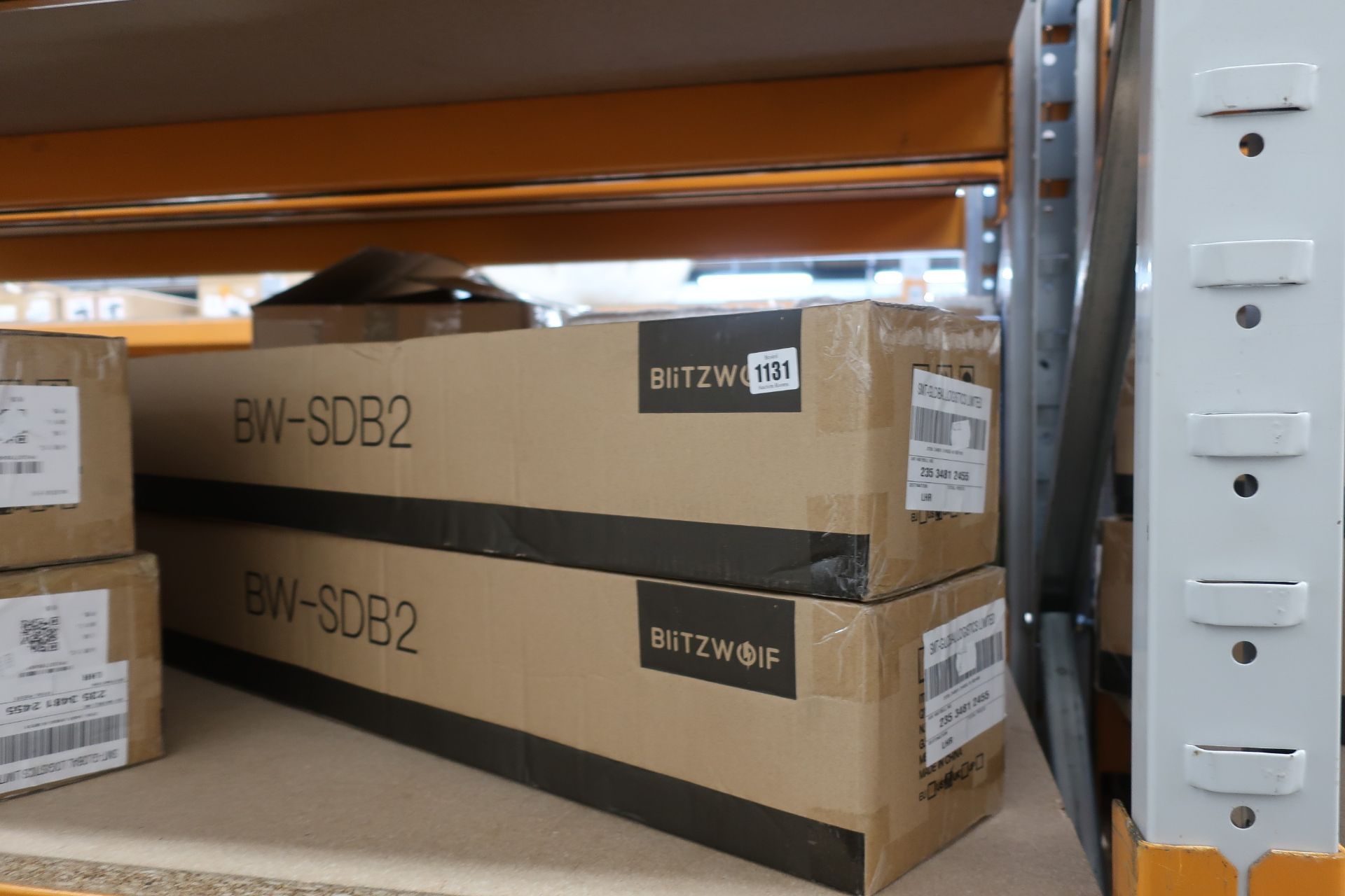 Two boxed as new Blitzwolf BW-SDB2 60W Smart Soundbars.