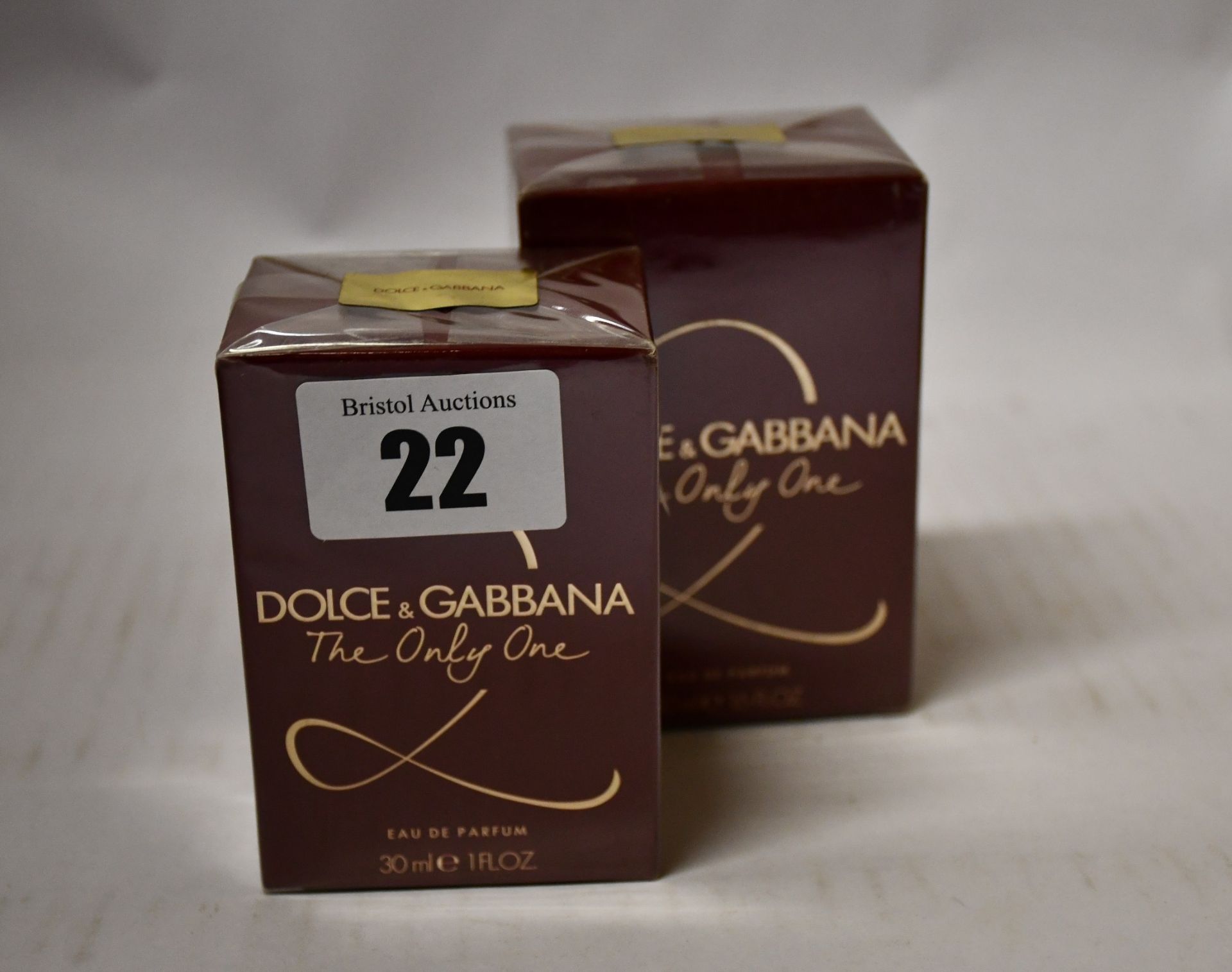 Three boxed as new Dolce & Gabbana The Only One eau de parfum (30ml) and two boxed as new Dolce &