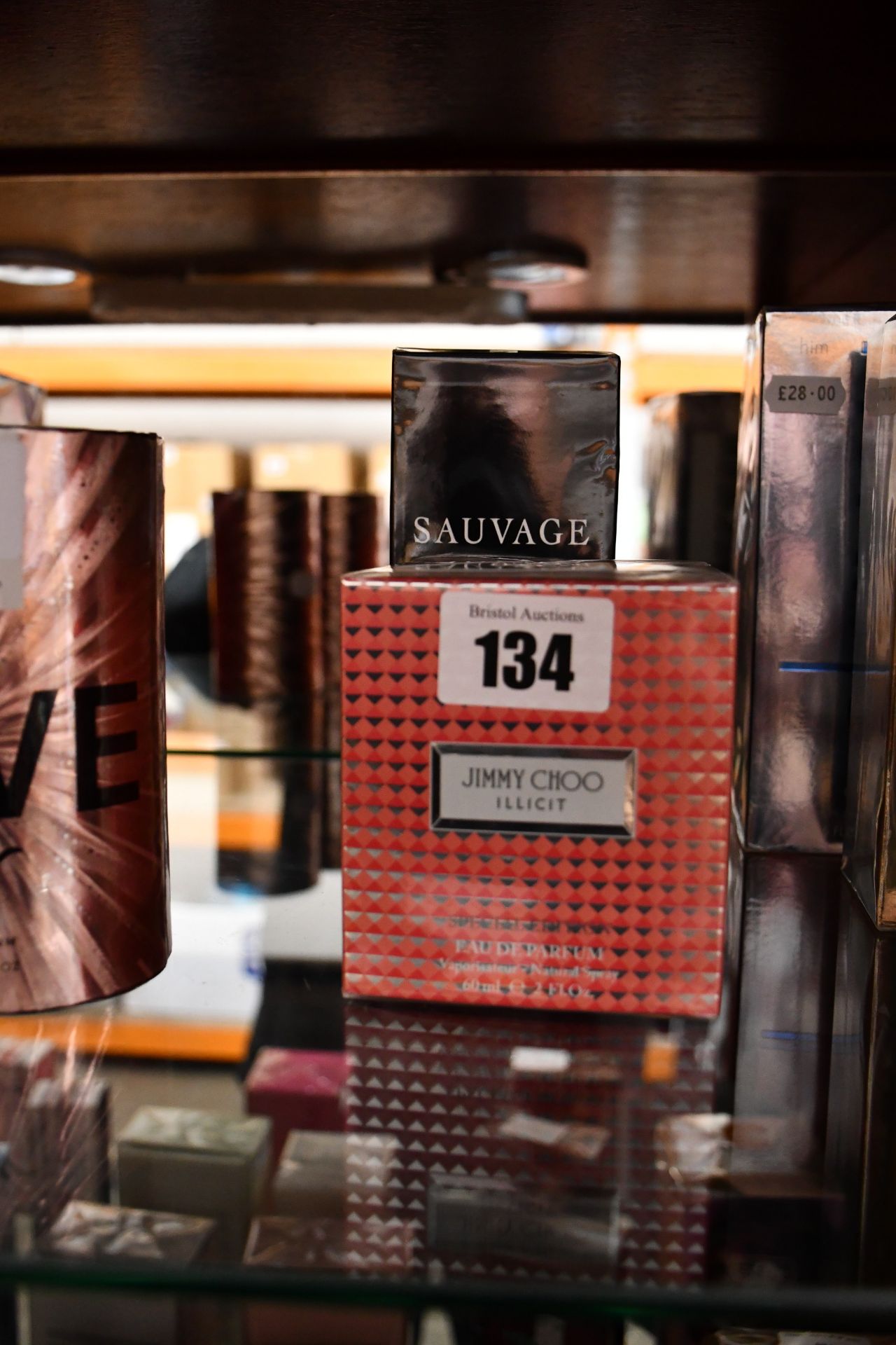 Dior Sauvage eau de toilette (200ml) and Jimmy Choo Illicit eau de parfum (60ml).