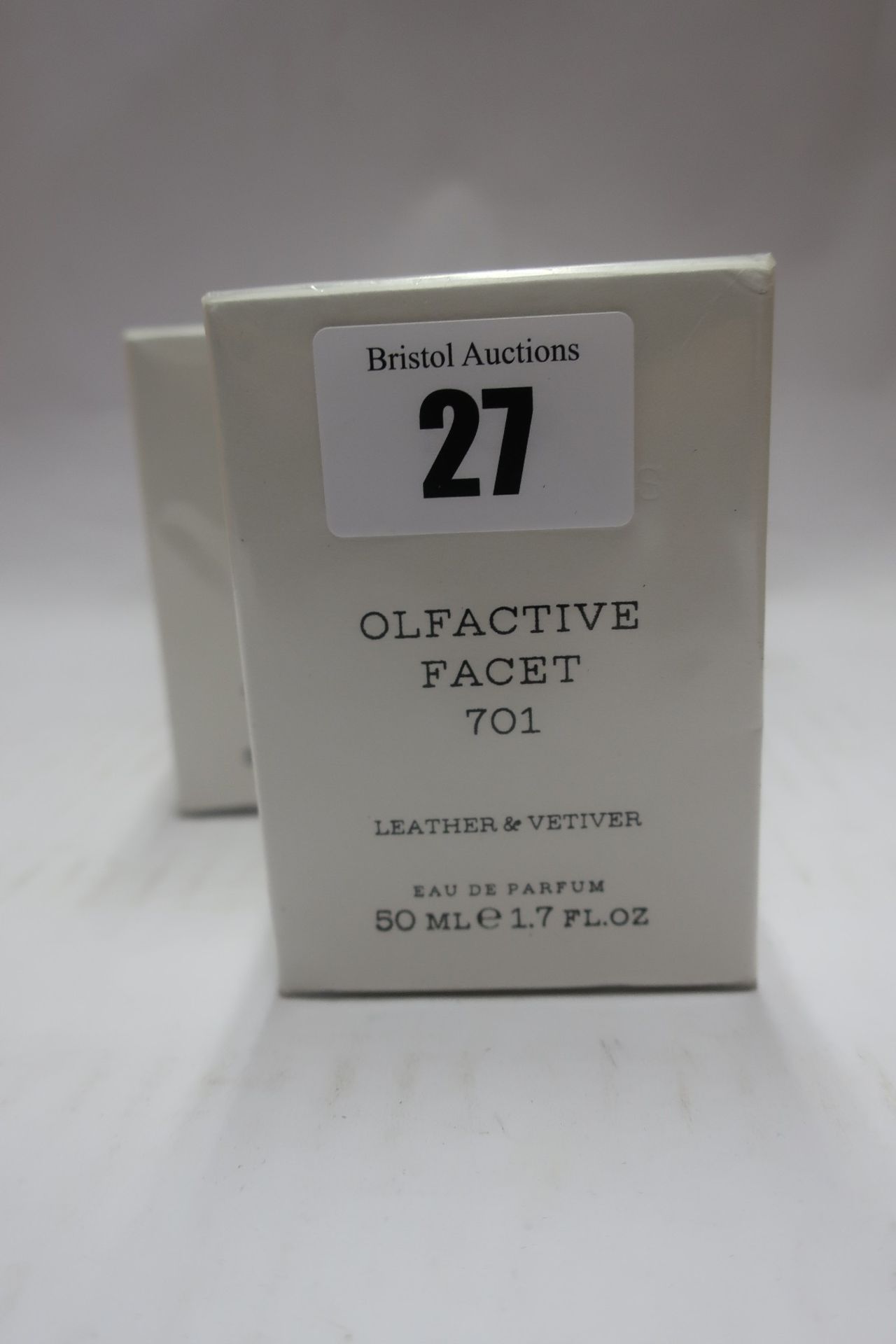 Two boxed as new N.C.P Olfactive Facet 701 Leather & Vetiver eau de parfum (50ml).