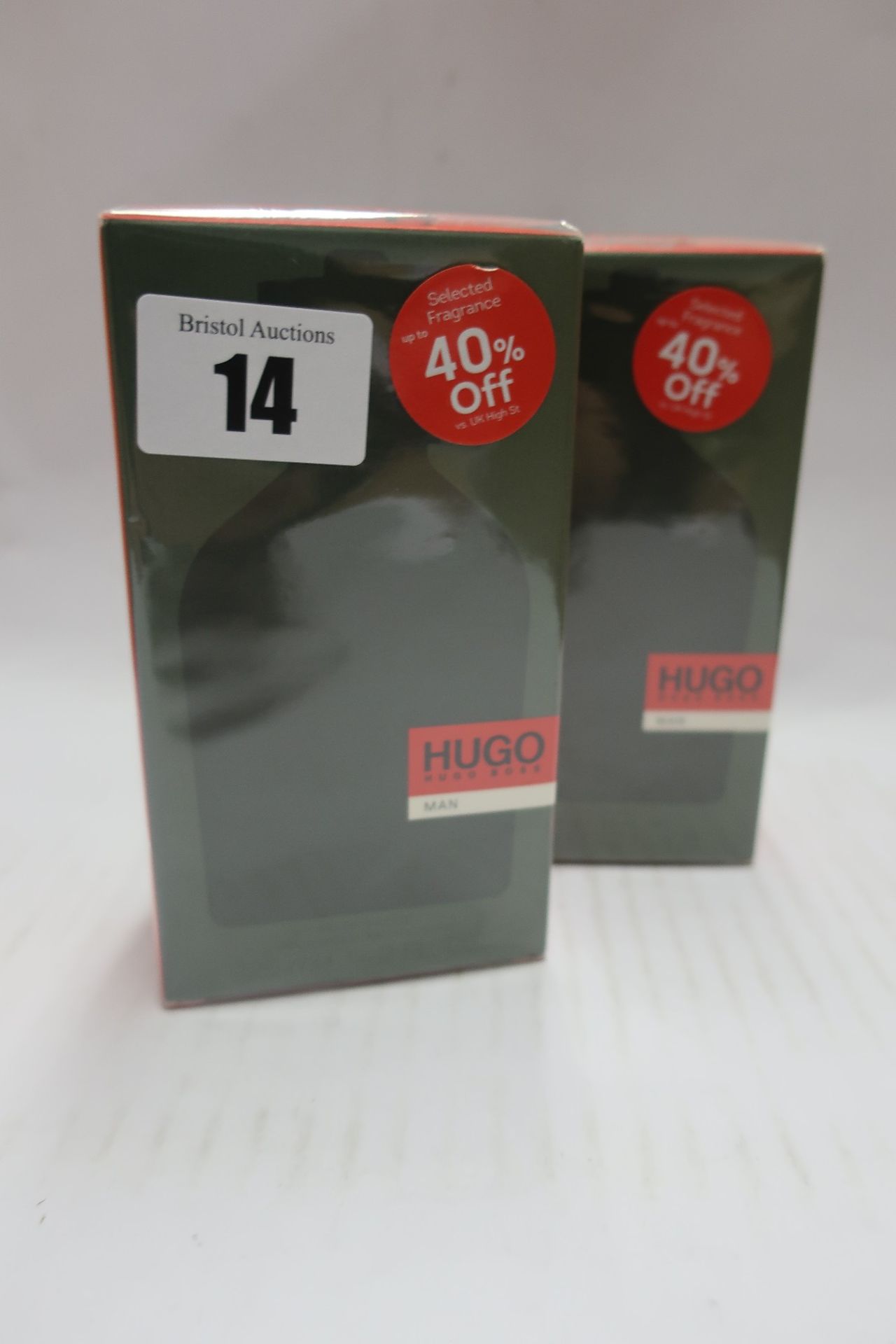 Two as new Hugo Boss Man eau de toilette (125ml) and two as new Hugo Boss Just Different eau de