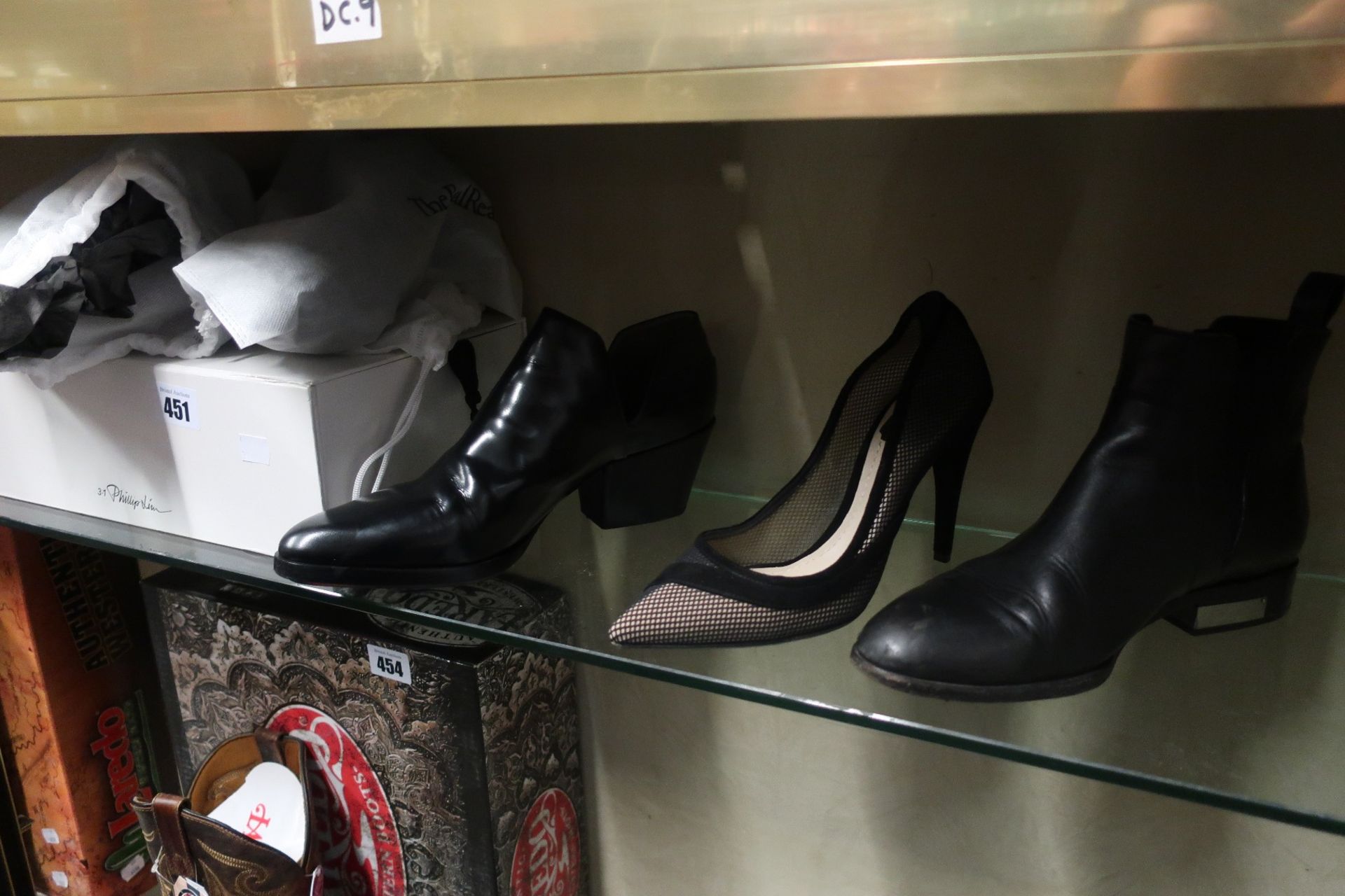 Three pairs of lady's pre-owned shoes to include two pairs of Christian Dior (37, 37.5, both