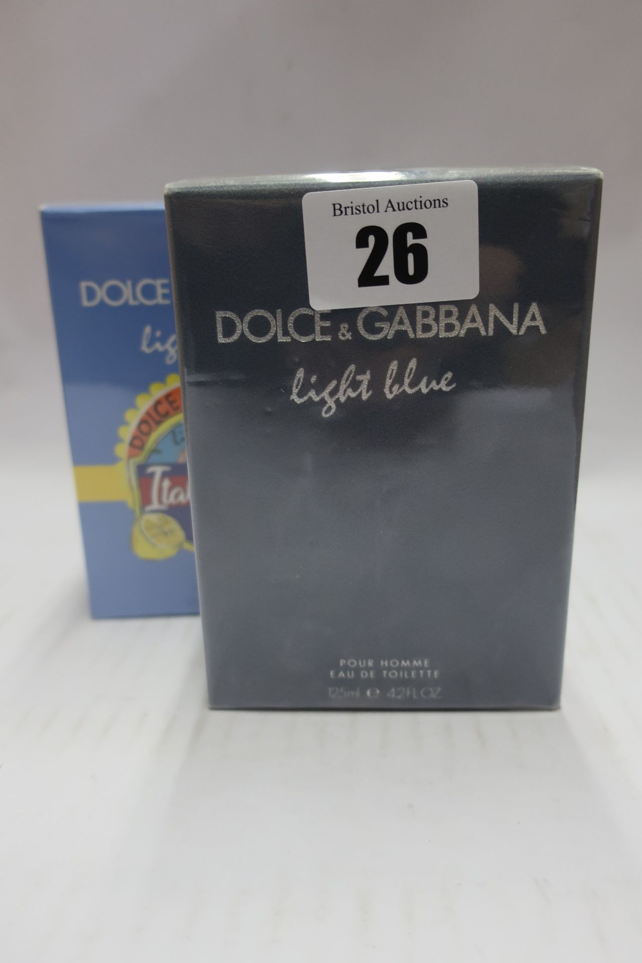 An as new Dolce&Gabbana Light Blue eau de toilette (125ml) and an as new Dolce&Gabbana Light Blue