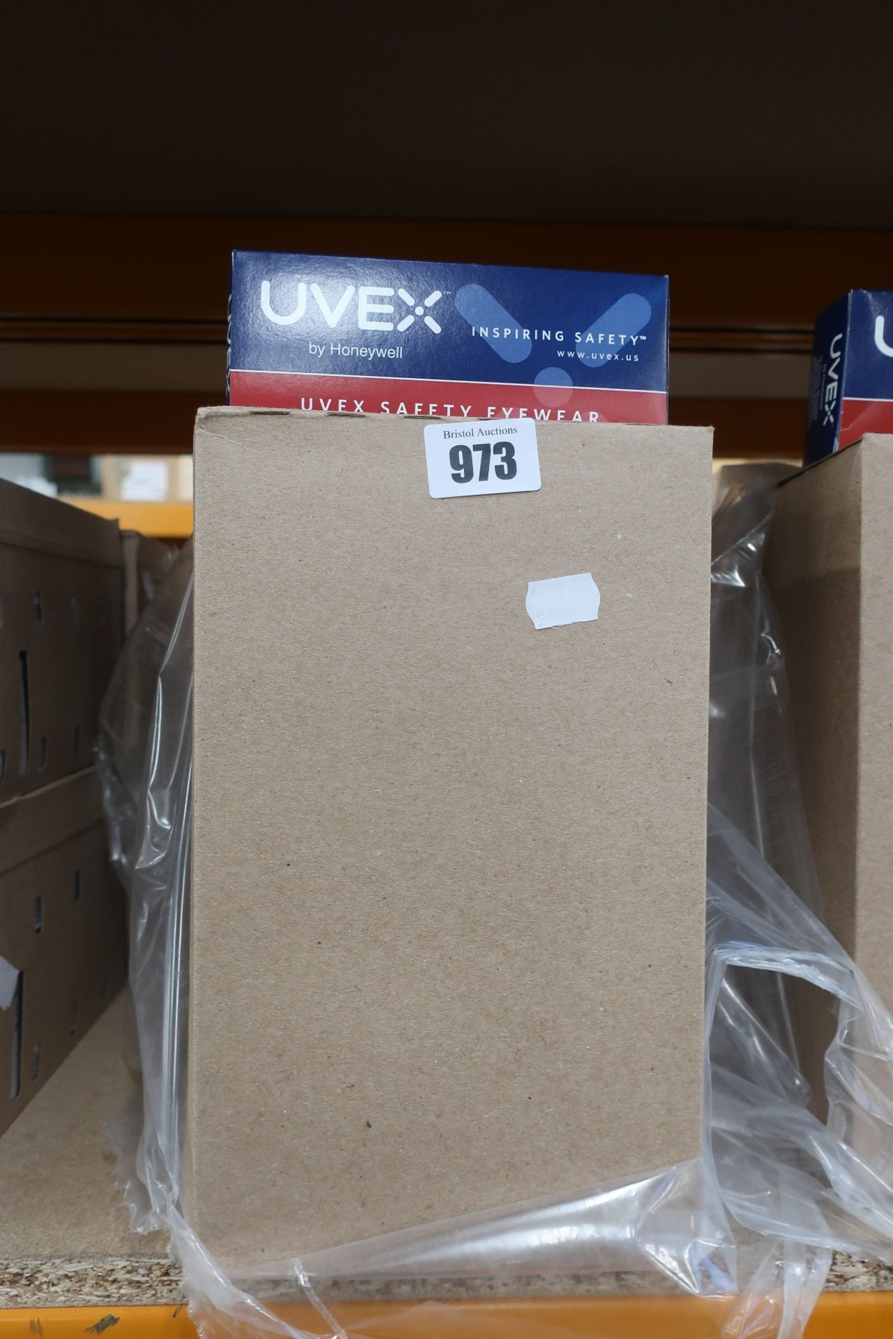 Forty boxed as new Uvex S3200X Genesis safety eyewear (Clear UV extreme anti-fog lens).