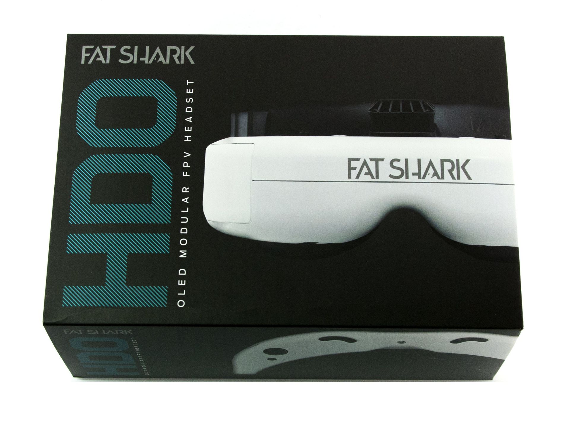 A boxed as new Fat Shark HDO OLED Modular FPV Headset. Note - No battery included.