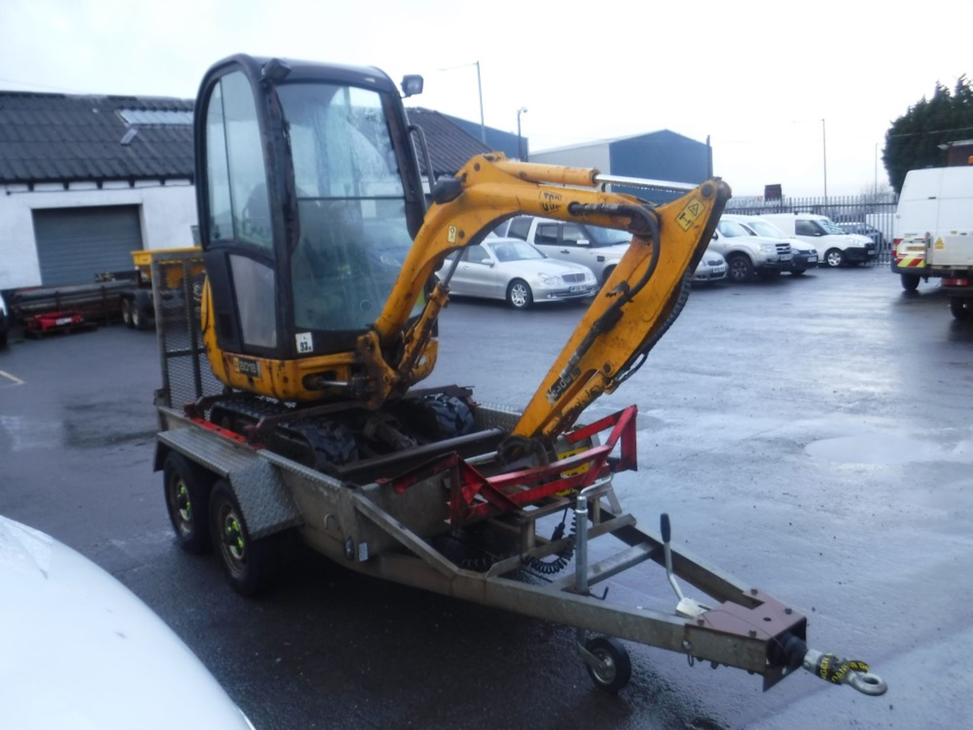 2008 JCB 801.5 MINI DIGGER C/W TRAILER, 1820 HOURS (DIRECT ELECTRICITY NW) [+ VAT] - Image 4 of 4