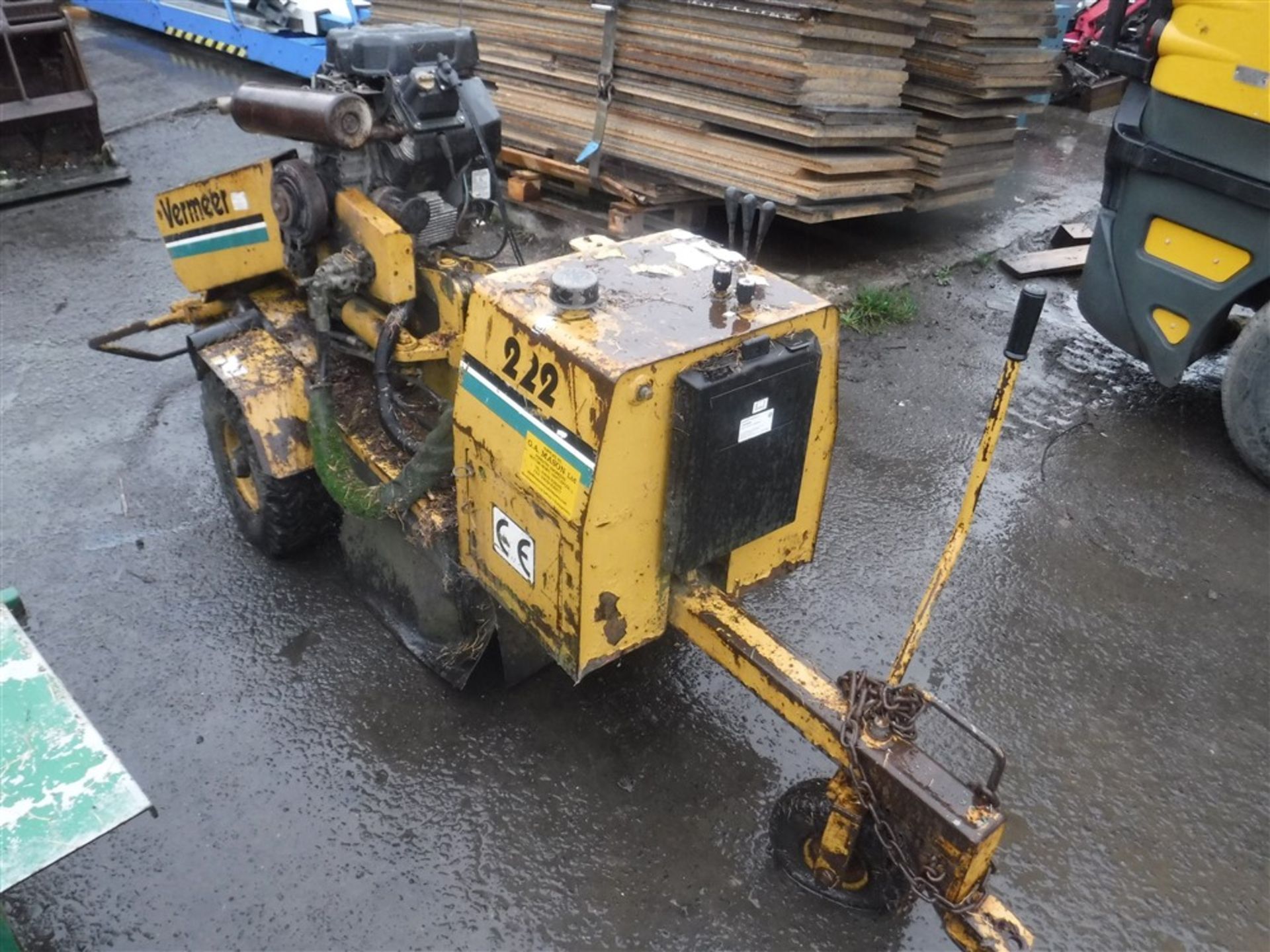 VERMEER 222 STUMP GRINDER [NO VAT] - Image 4 of 4