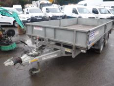 IFOR WILLIAMS FLATBED TRAILER WITH SIDES [NO VAT]